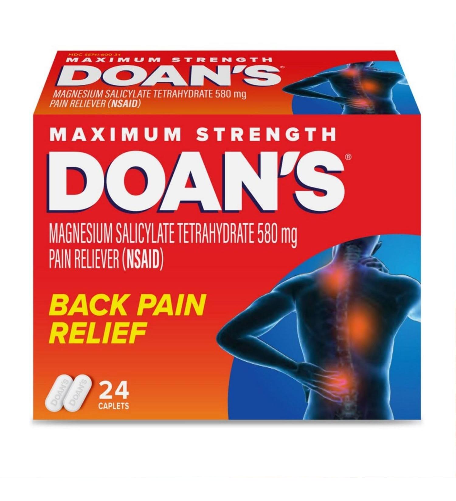 Doans Extra Strength Pain Reliever 24 Count (Pack of 4)