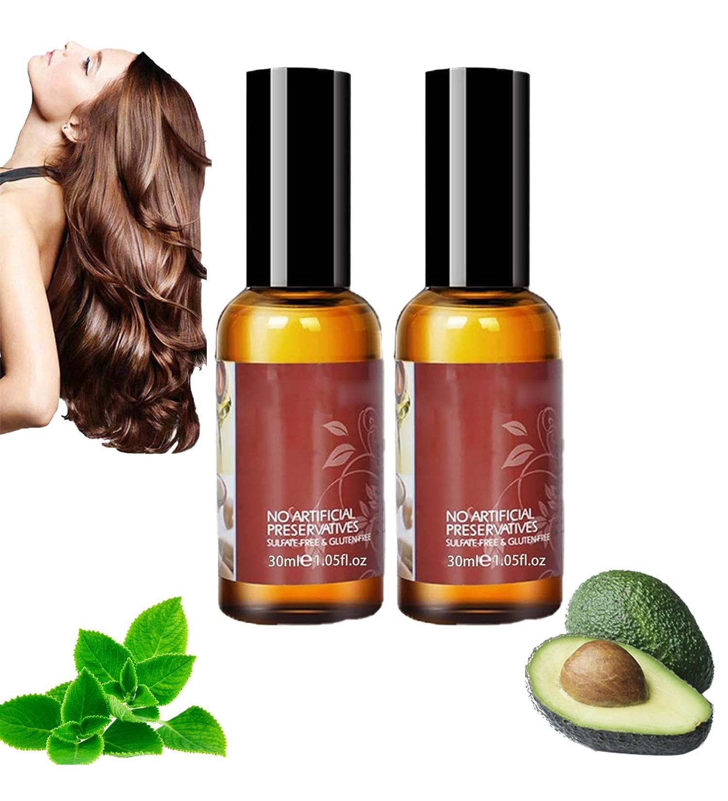 Avocado & Peppermint Hair Nourishment Oil - Avocado & Peppermint Oil for Dry Frizzy Brittle Hair & Hair Loss - Buy Online on GoSupps.com
