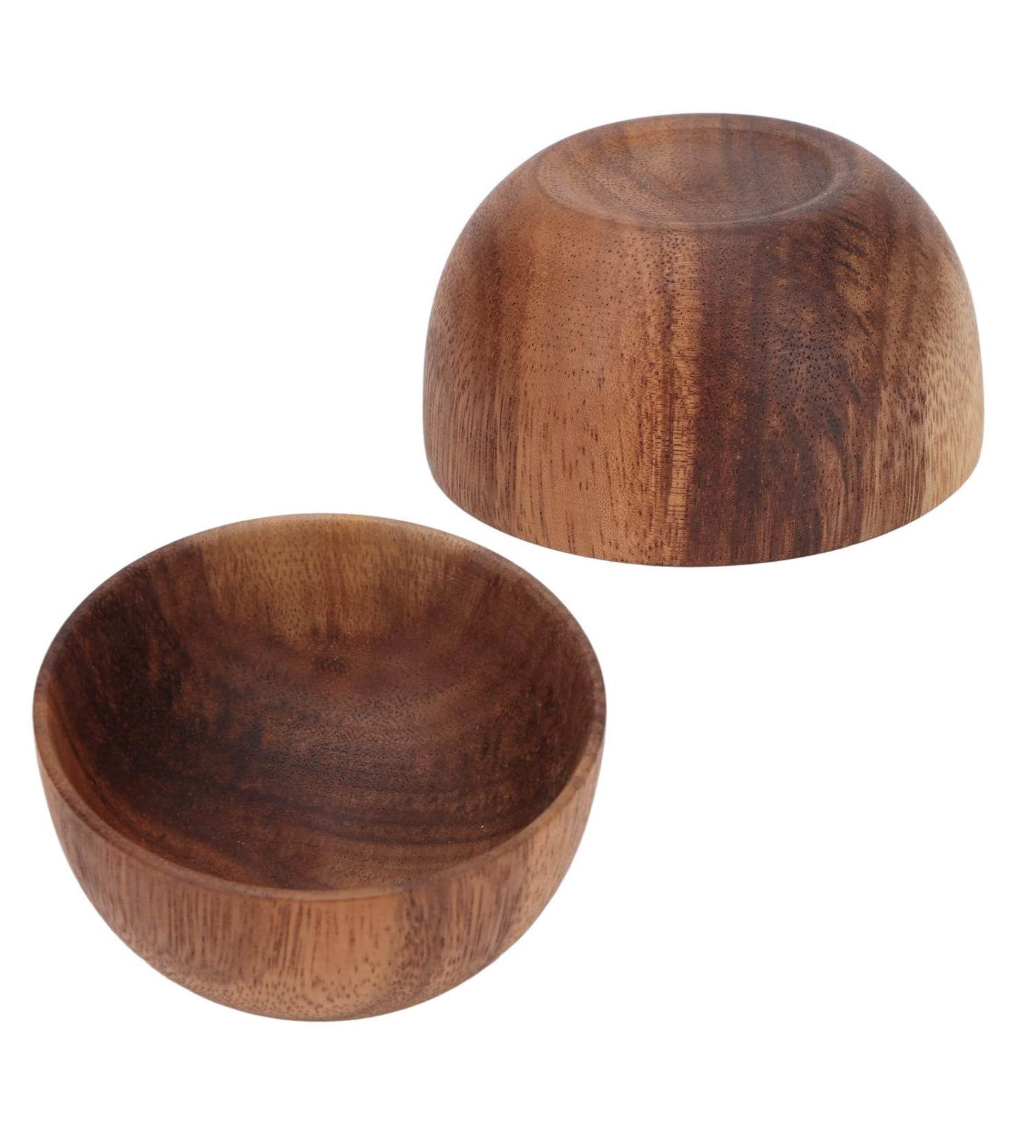 Large Capacity Sustainable Wood Shaving Bowl | Eco-Friendly Wood Shaving Soap Container for Men - Perfect for Hairdressing Shops - Buy Online on GoSupps.com