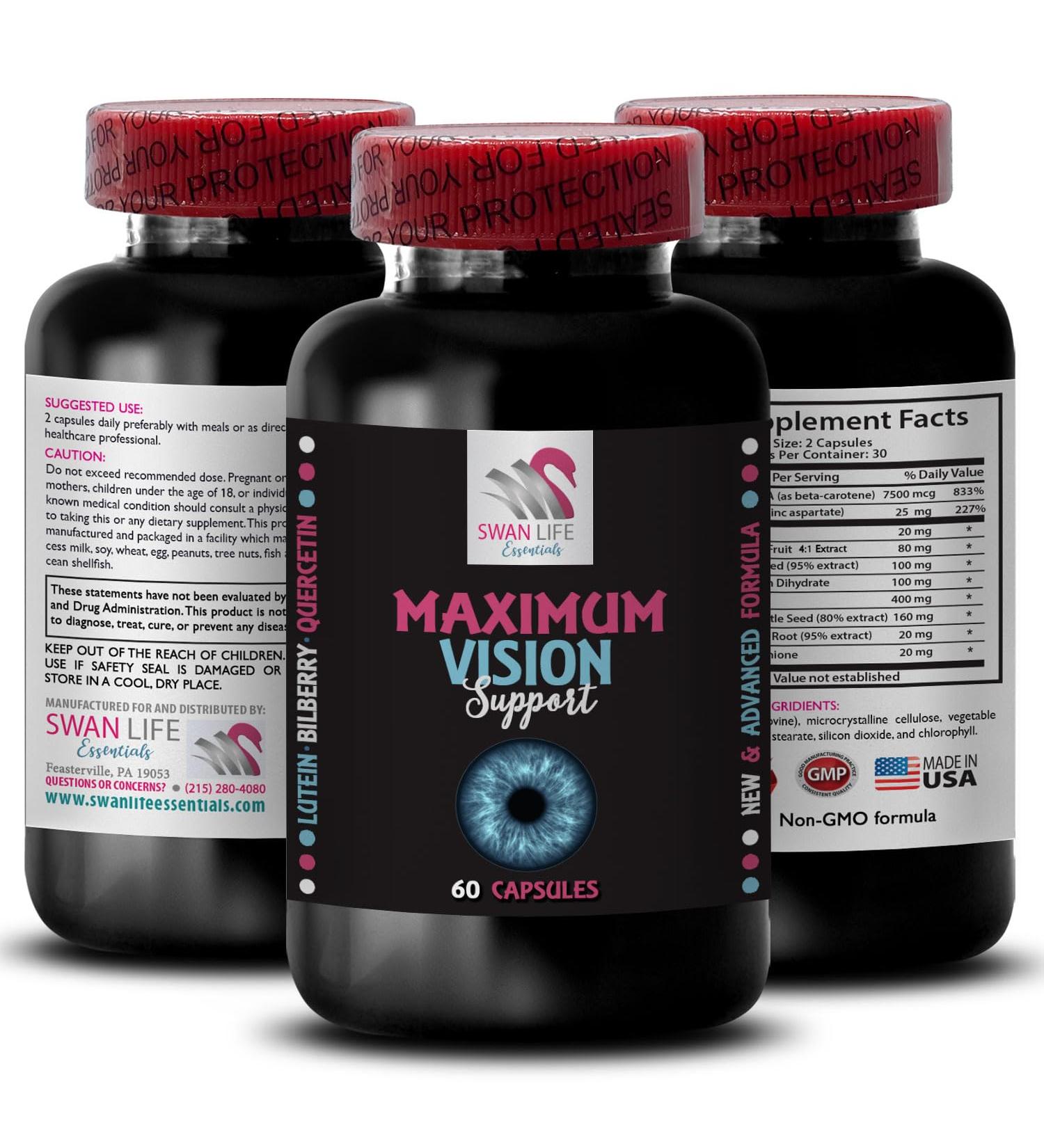 Clearer details - EYE VISION SUPPLEMENT - Vision clarity Focus lens Sharp images Crisp focus Pure perception Bright details Focus advantage Better image Vivid vision 1 Bottle 60 Capsules - Buy Online on GoSupps.com