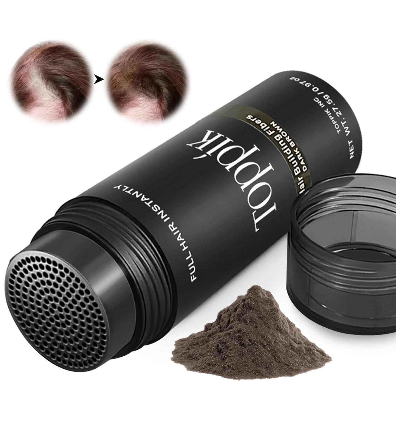 Medium Brown Hair Fibers for Instant Thickness | Spout Hair Sealing Powder for Thin Hair - Buy Online on GoSupps.com