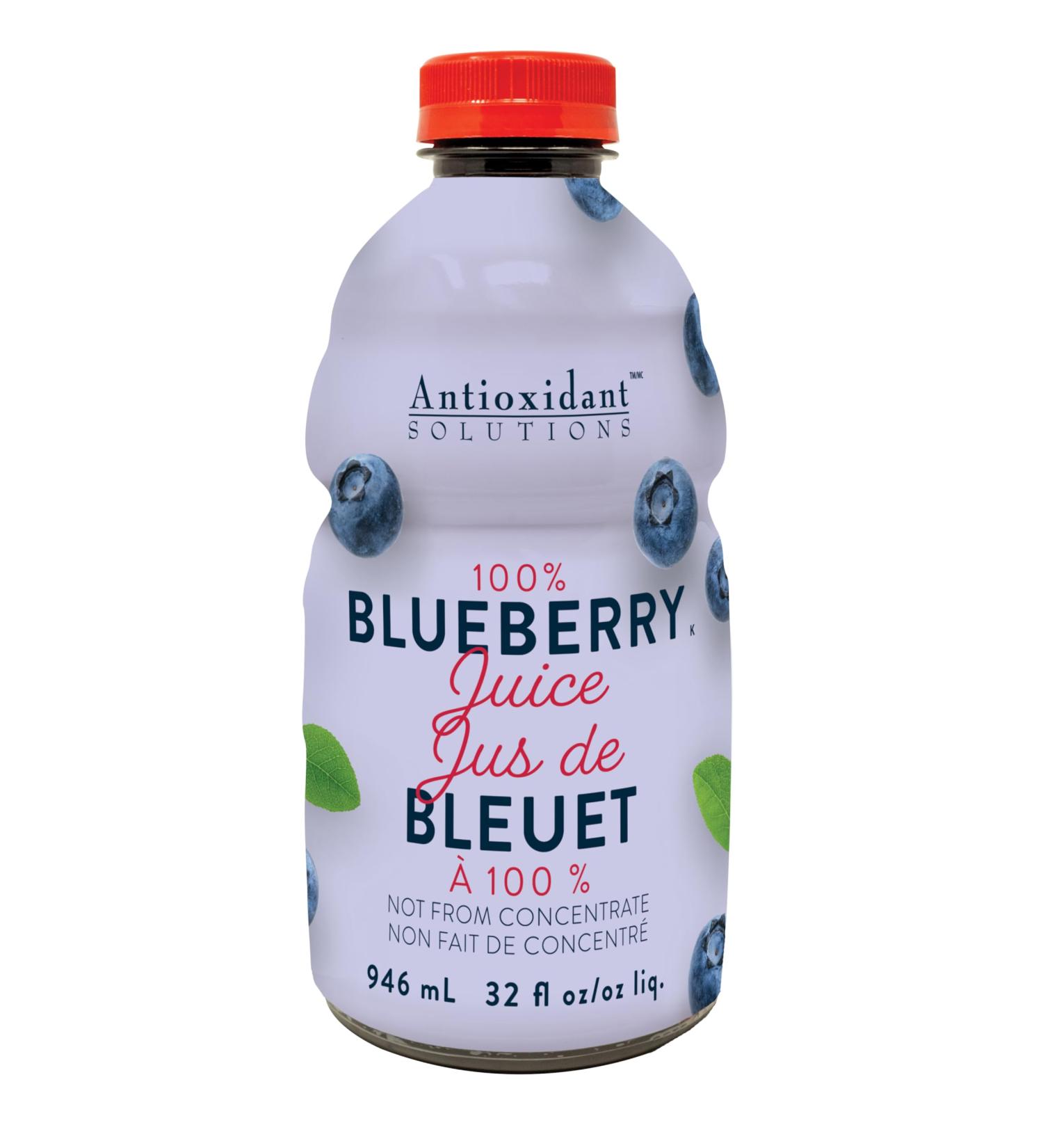 Antioxidant Solutions Blueberry Antioxidant Juice 946ml - Buy Online on GoSupps.com