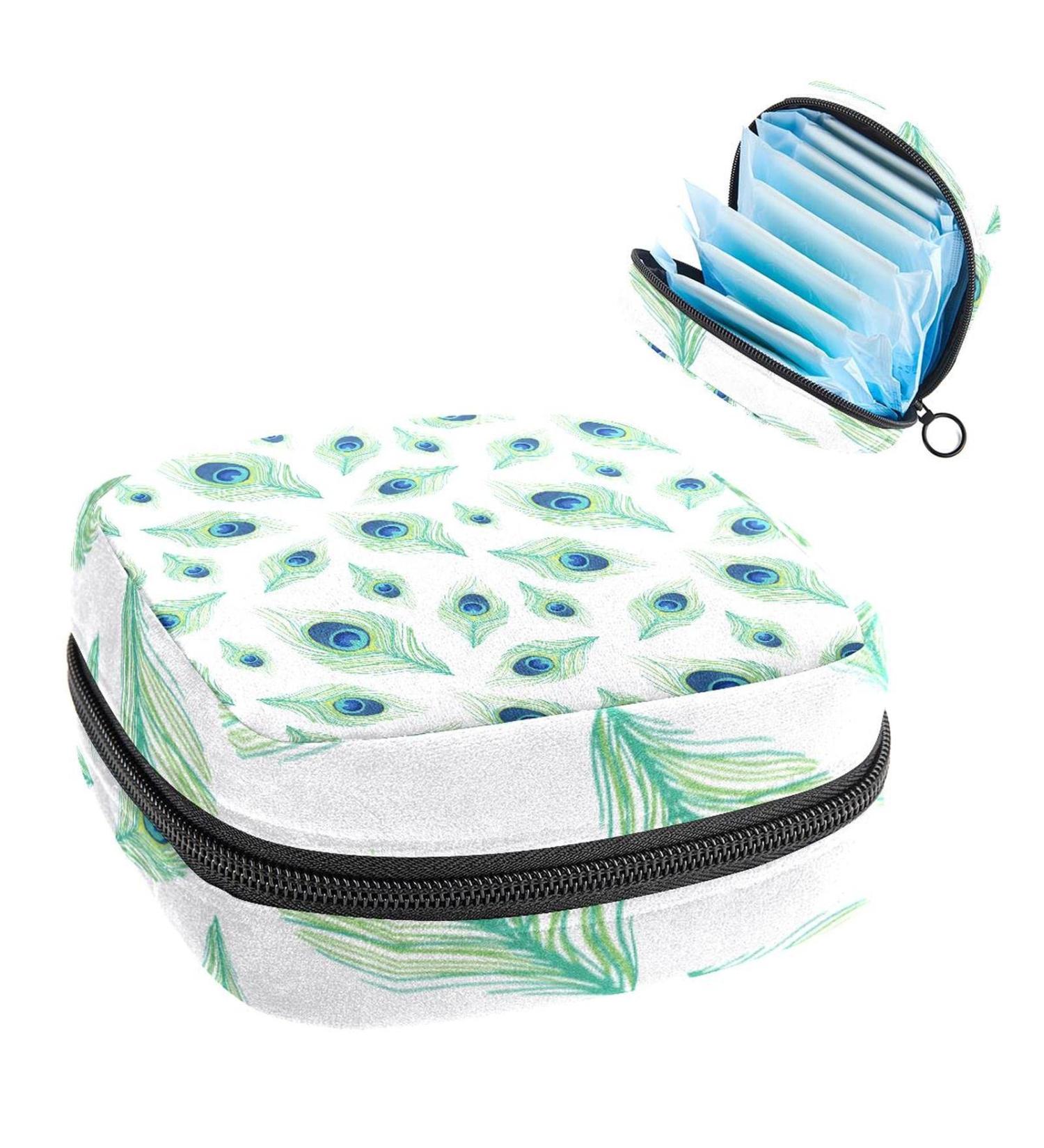 Buy Women's Bonds Storage Pockets Stillpad Halter Decorative Peapser Pattern Period Kit Bag - Stylish & Functional Feminine Product Bag - Buy Online on GoSupps.com