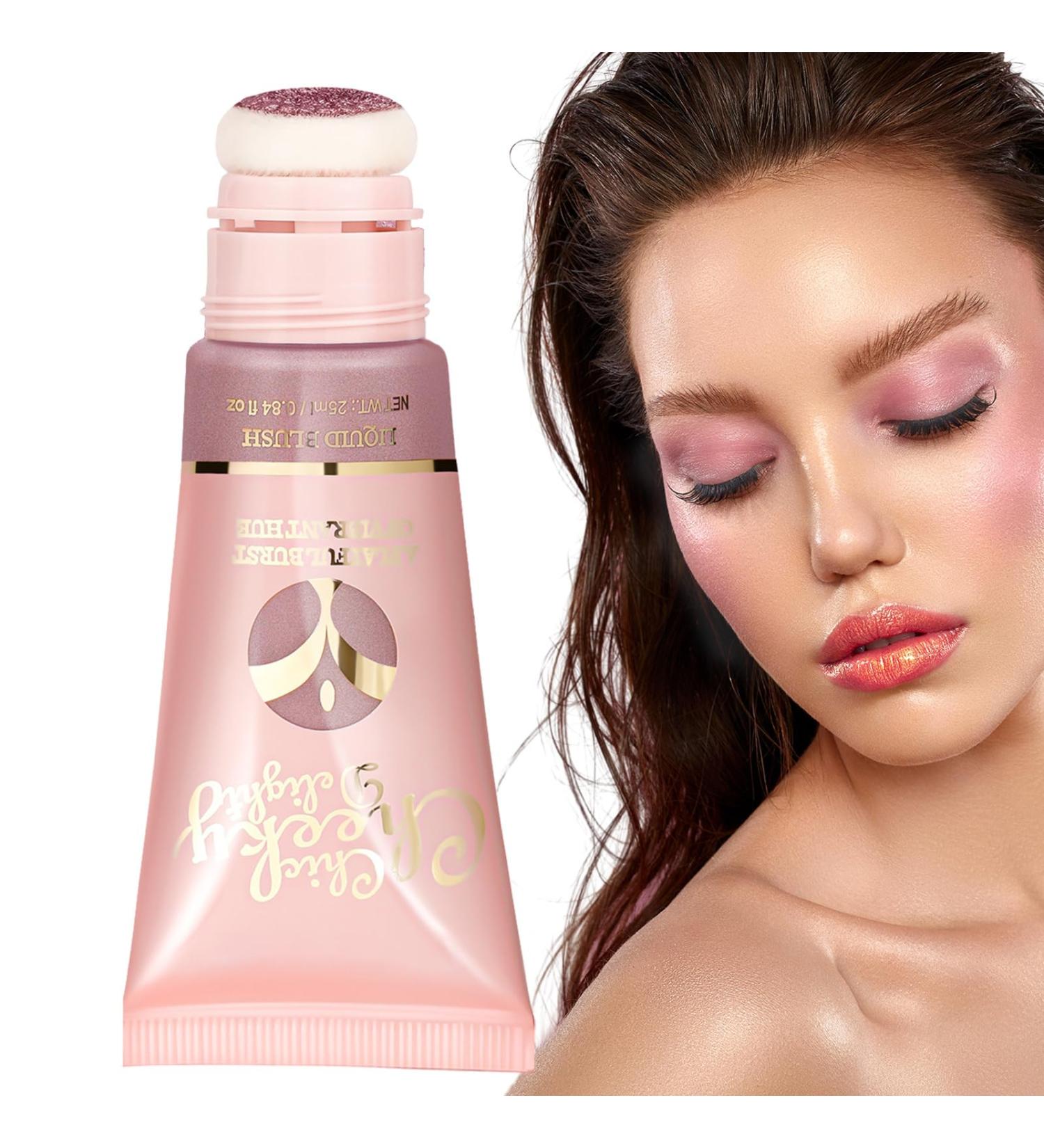 Liquid Blush Stick Gentle and Long-Lasting Liquid Velvet Blush | Face Nourishing Contouring Blush Rouge for Shopping Working Home Dating Traveling Guanglu 05 - Buy Online on GoSupps.com