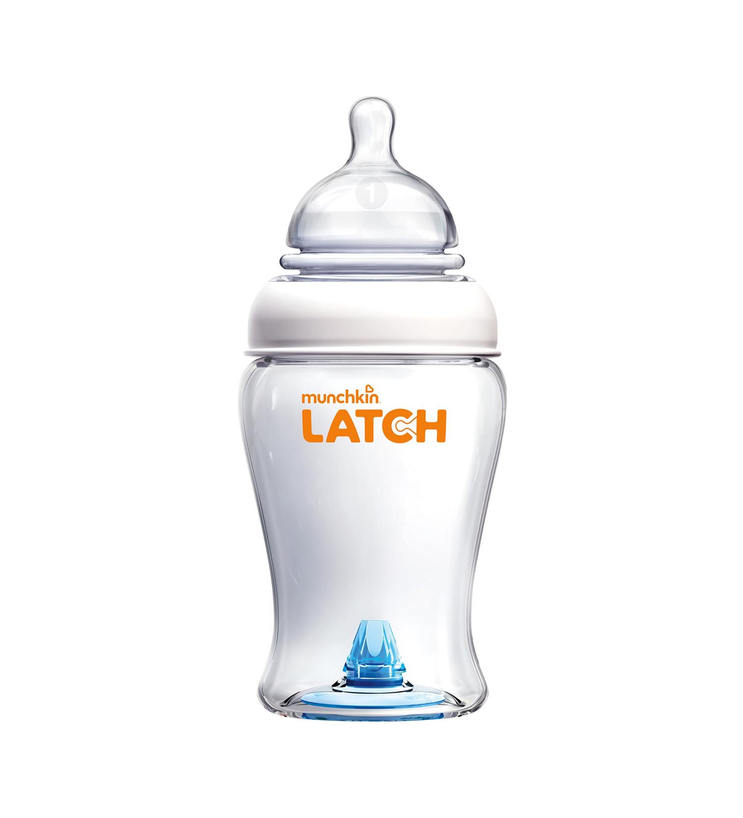 Munchkin Latch BPA-Free Baby Bottle 8oz - White, 1 Pack - Buy Online on GoSupps.com