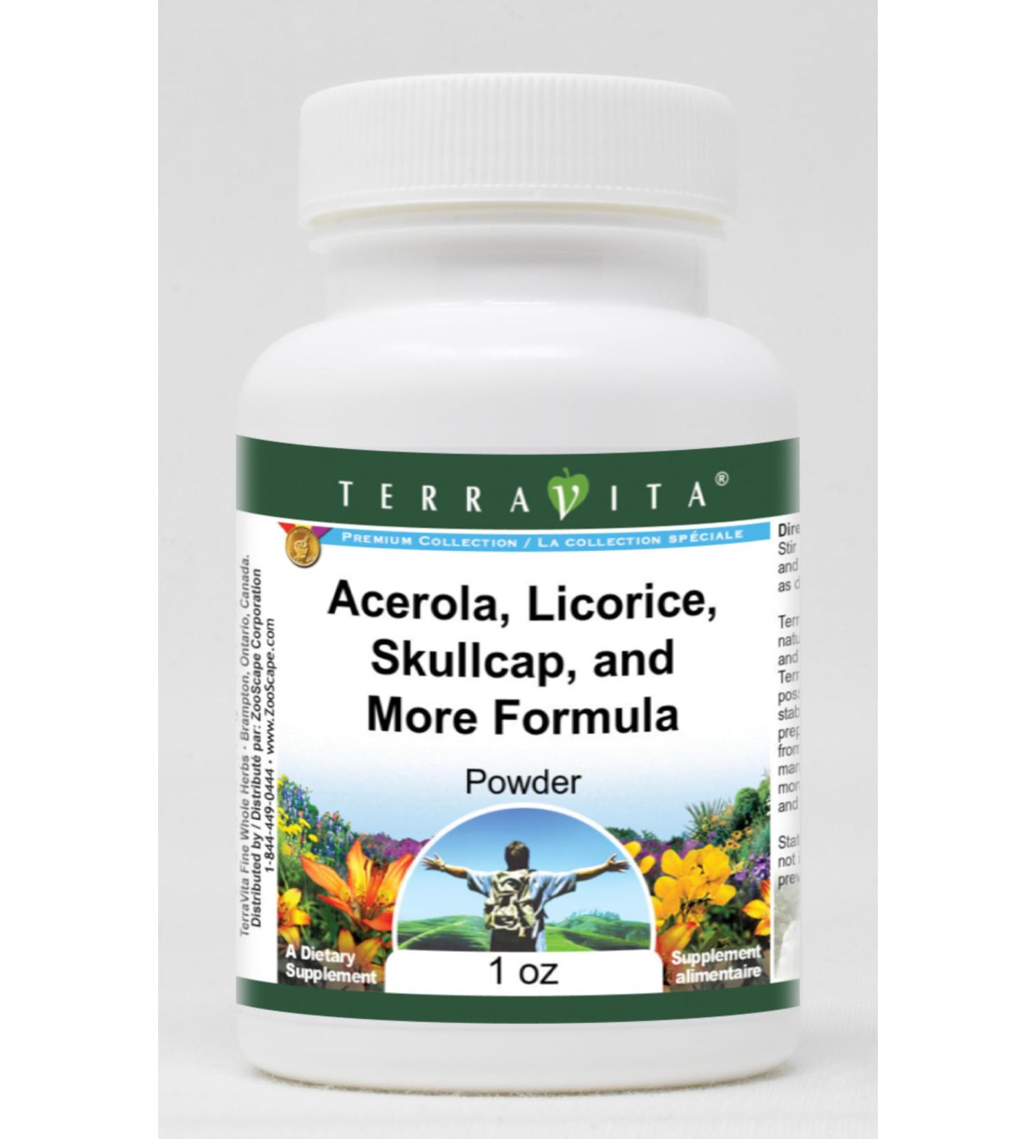Acerola Licorice Skullcap and More Formula Powder (1 oz ZIN: 517109) - 3 Pack - Buy Online on GoSupps.com