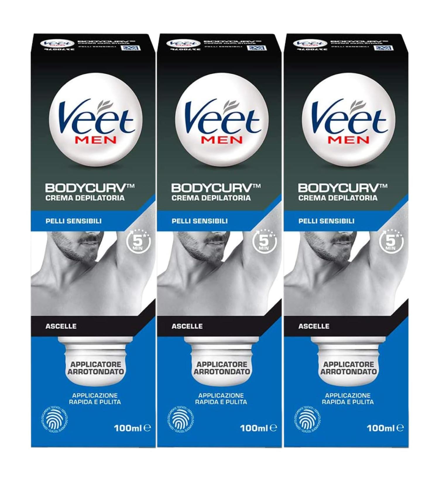 Opening the Veet Store 3 x Veet For Men hair removal cream for sensitive skin works in 5 minutes 3 bottles of 100 ml - Buy Online on GoSupps.com