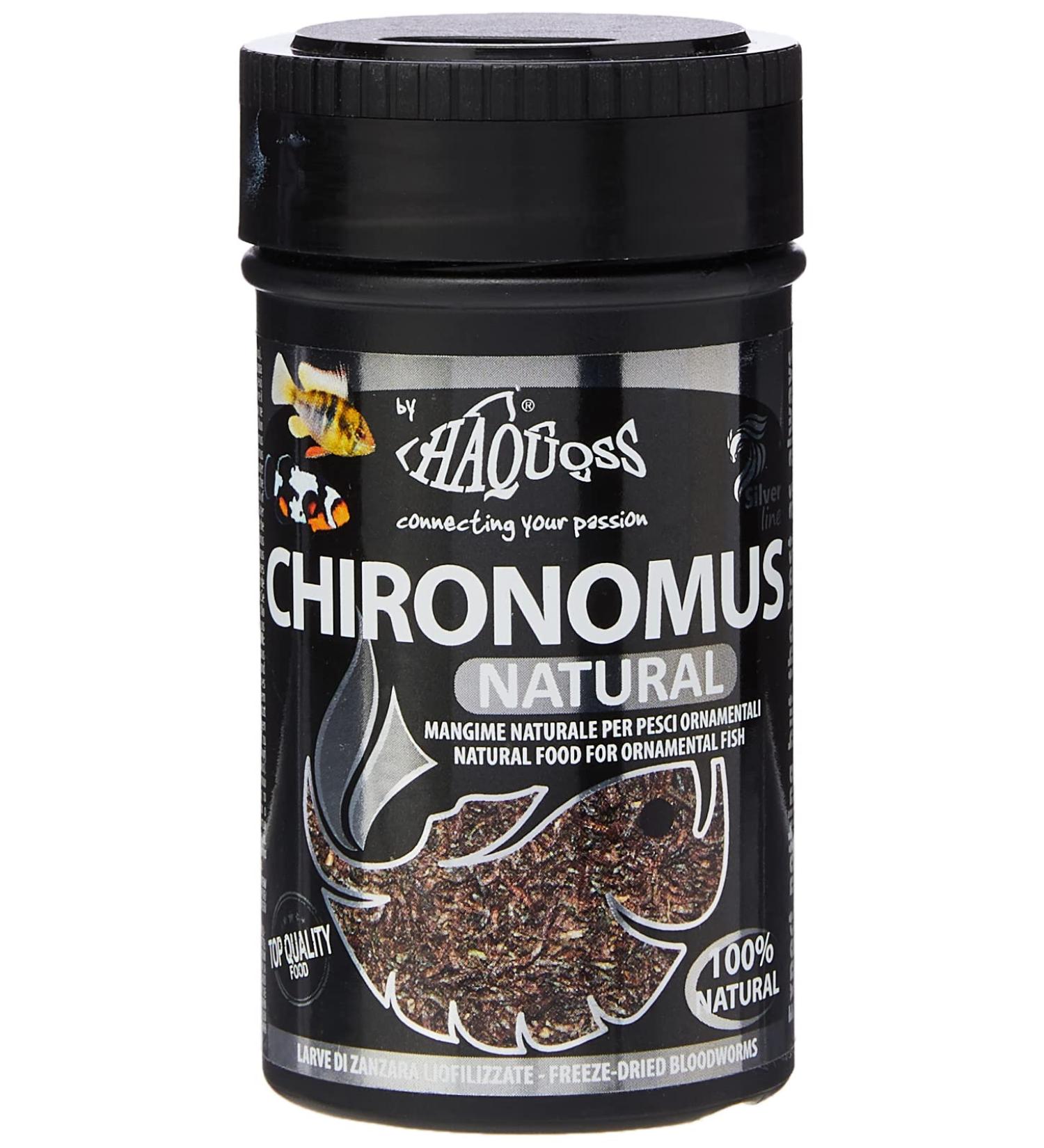 Haquoss Chironomus Natural Food Freeze-Dried Mosquito Larvae for Tropical Fish 100 ml/7 gr - Buy Online on GoSupps.com