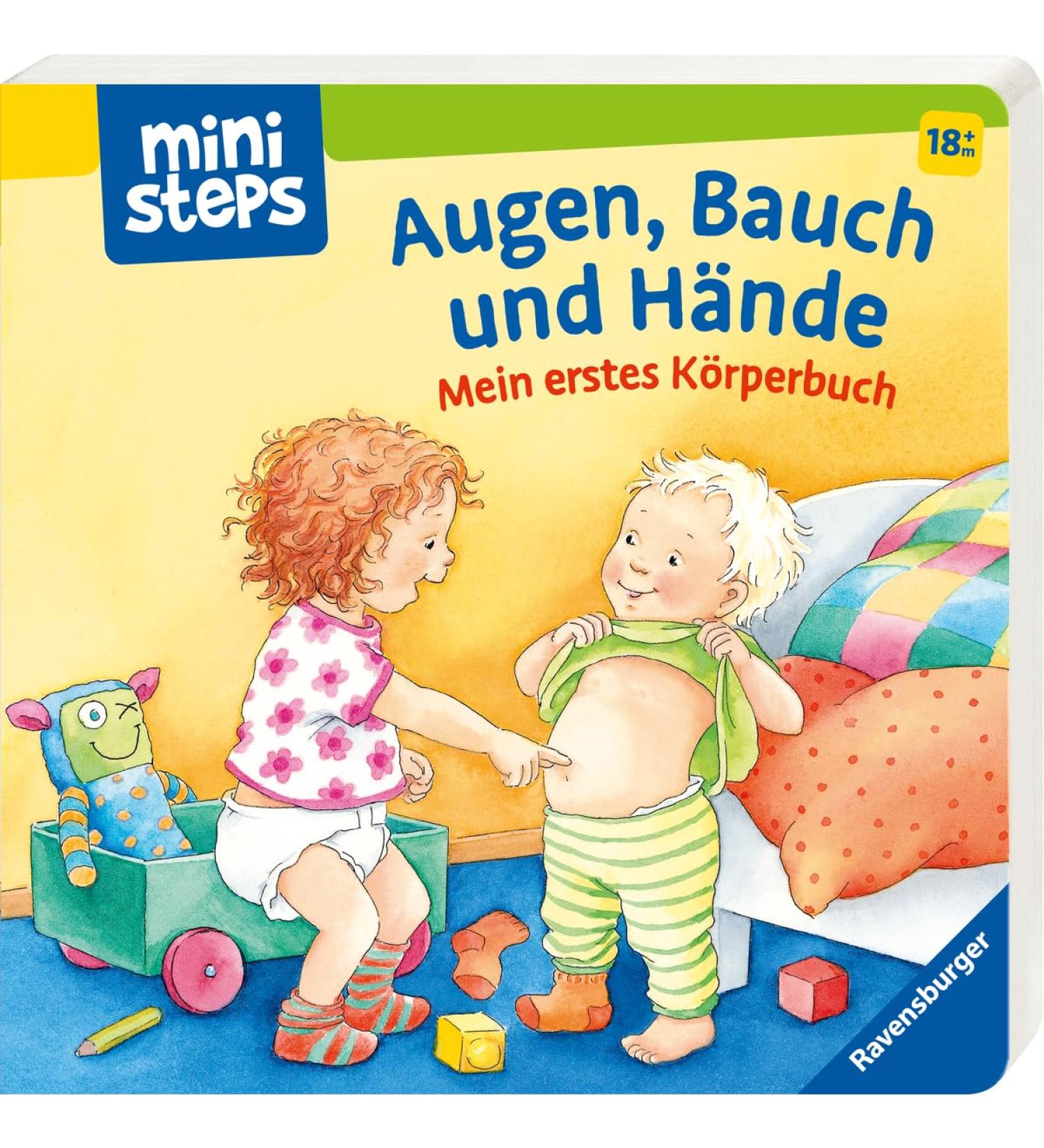Buy My First Body Book: Eyes Belly & Hands - Cardboard Picture Book for Kids 18+ Months | Ministeps - Buy Online on GoSupps.com