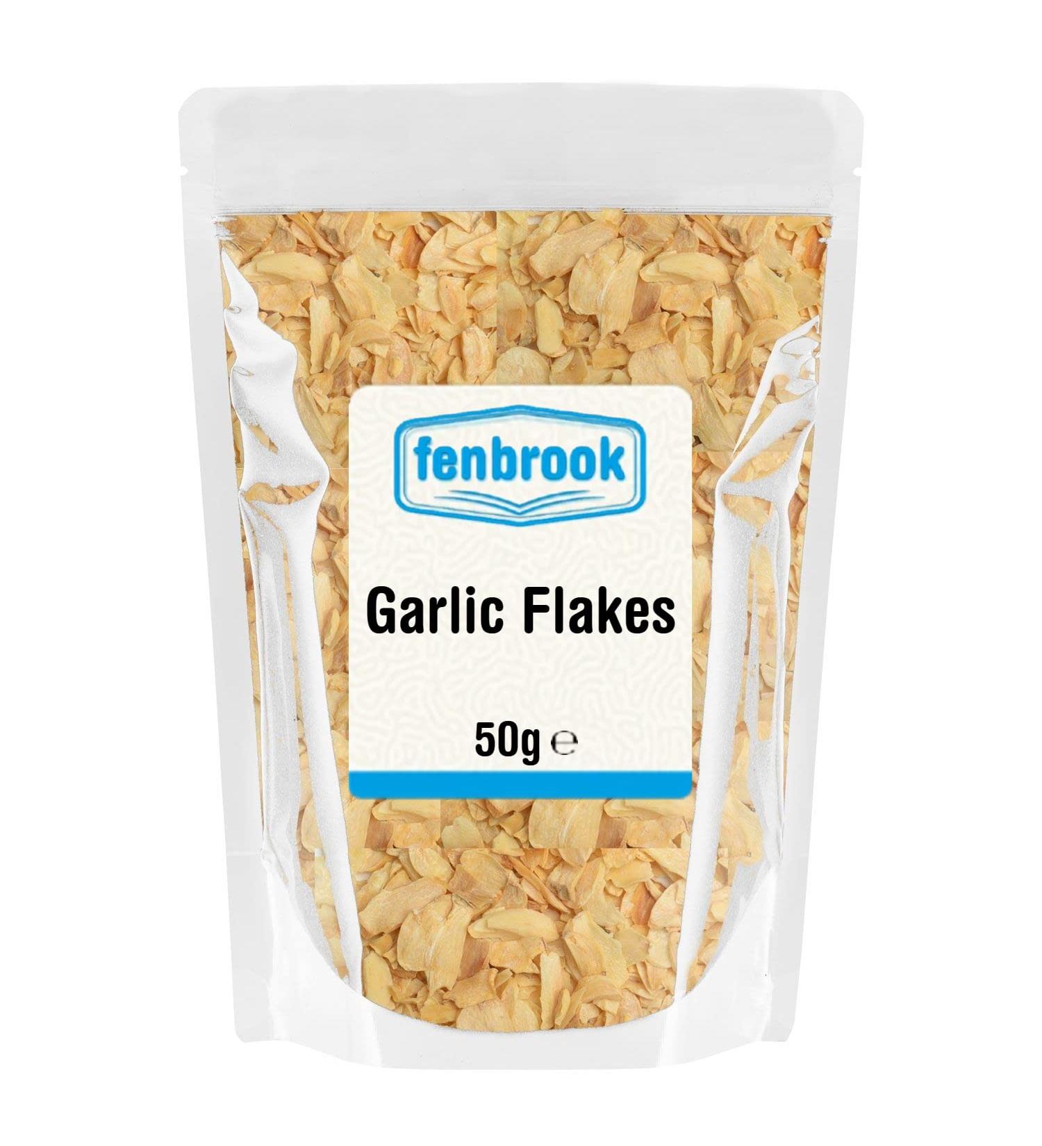 Garlic Flakes 50g by Fenbrook