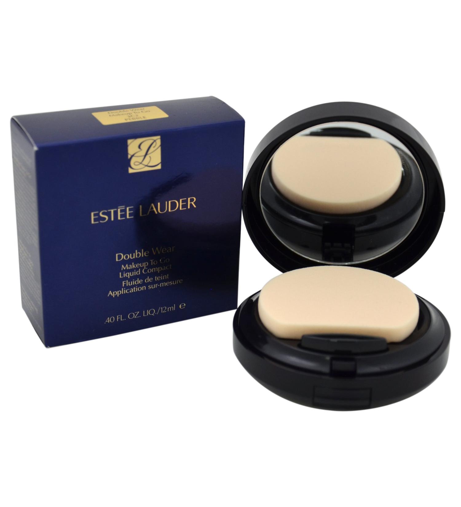 Estee Lauder Double Wear Makeup To Go Liquid Compact 0.40 oz - 3C2 Pebble - Buy Online on GoSupps.com