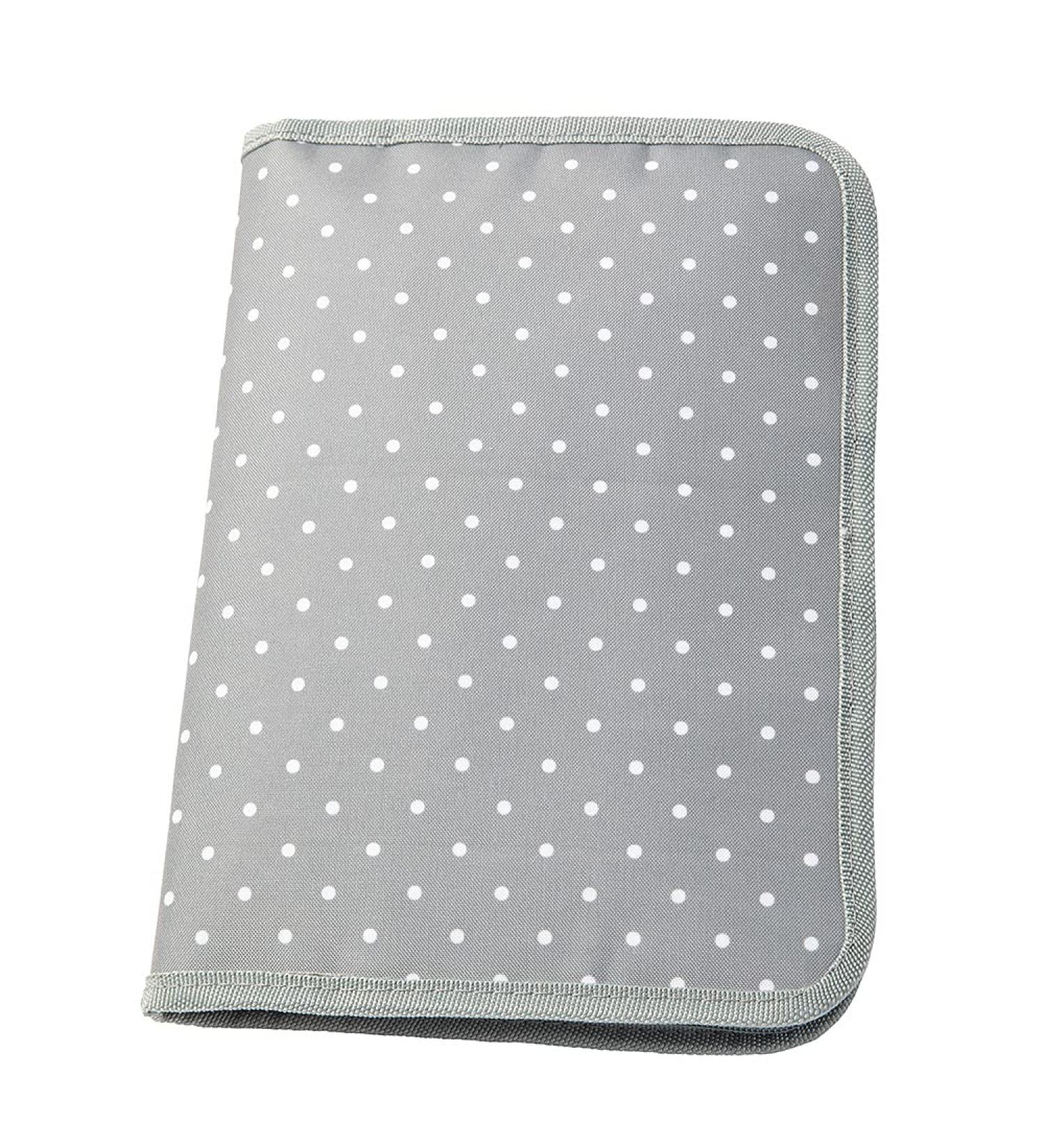 Luxdag Nylon Wrap Pocket Diaper Bag - Gray Dots | Organized & Zippered for On-the-Go Convenience - Buy Online on GoSupps.com