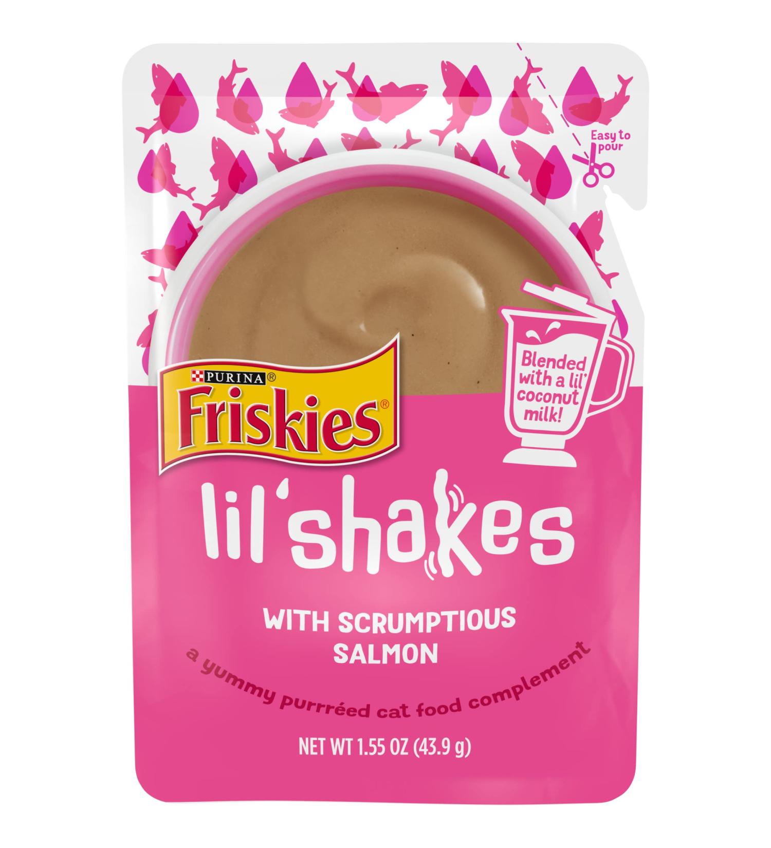 Friskies Cat Treats 1.55 oz Pouches Salmon (16 Pack) - Tasty Treats for Your Feline Friend - Buy Online on GoSupps.com