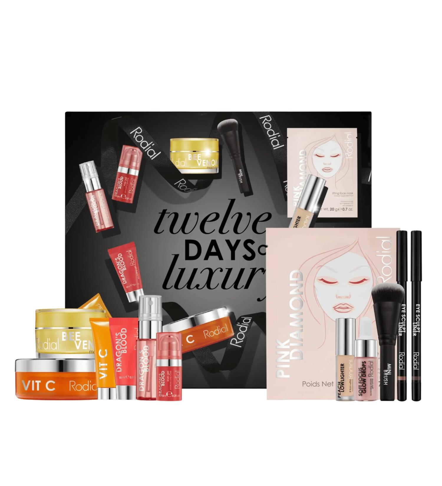 Rodial Advent Calendar | Luxurious 12-Day Skincare & Makeup Kit | Glowing Firming & Hydrating Gift Set - Buy Online on GoSupps.com