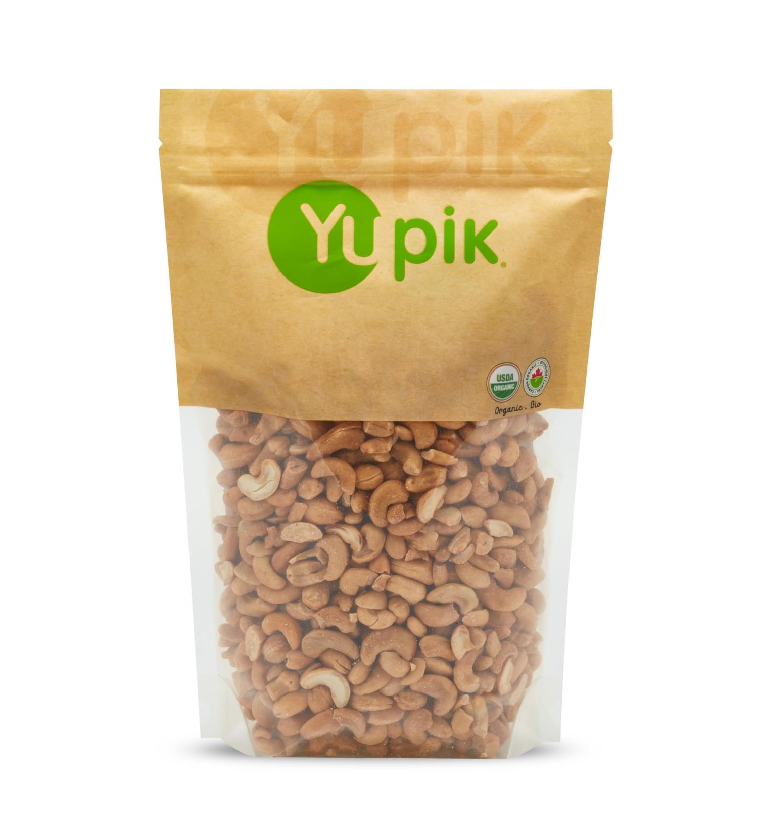 Yupik Organic Dry Roasted Cashews with Sea Salt 1 kg 6 Count Kosher Gluten-Free Non-GMO Vegan Seasoned Nuts Lightly Salted & Roasted Oil-Free Source of Protein & Iron Savory Snacks 6 kg - Buy Online on GoSupps.com