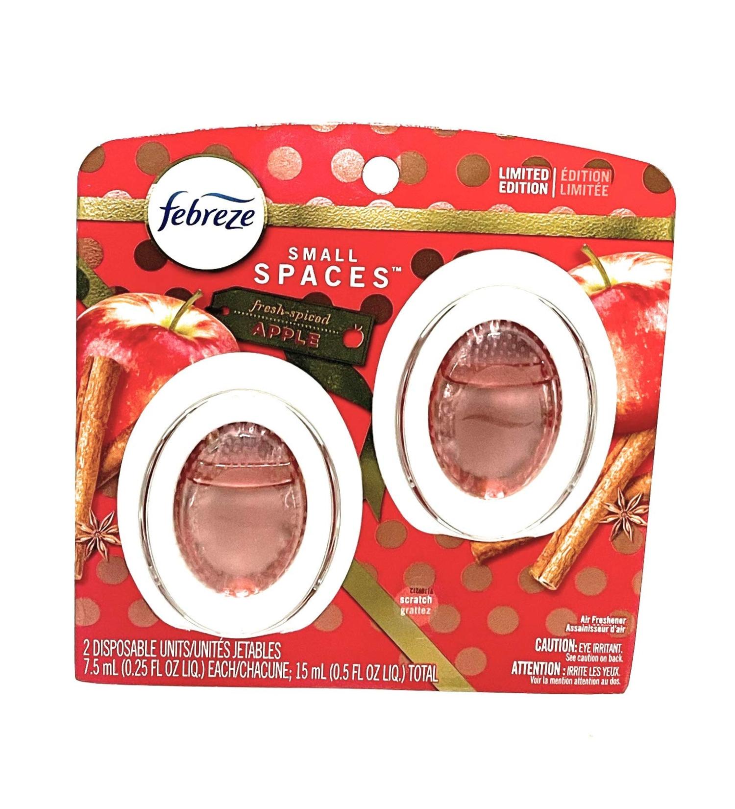 Febreze Small Spaces fresh-spiced Apple Apple 0.25 Fl Oz (Pack of 2)