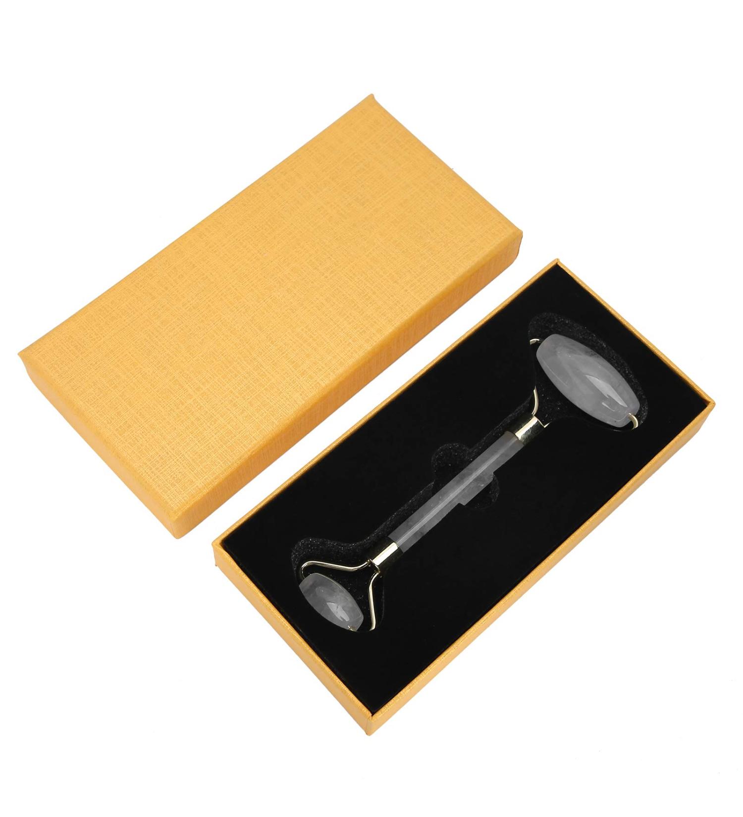 Verdant Touch Jade Facial Scooter - Anti-Aging Crystal Quartz Beauty Tool for Swelling Relief | 14cm Long International Shipping - Buy Online on GoSupps.com