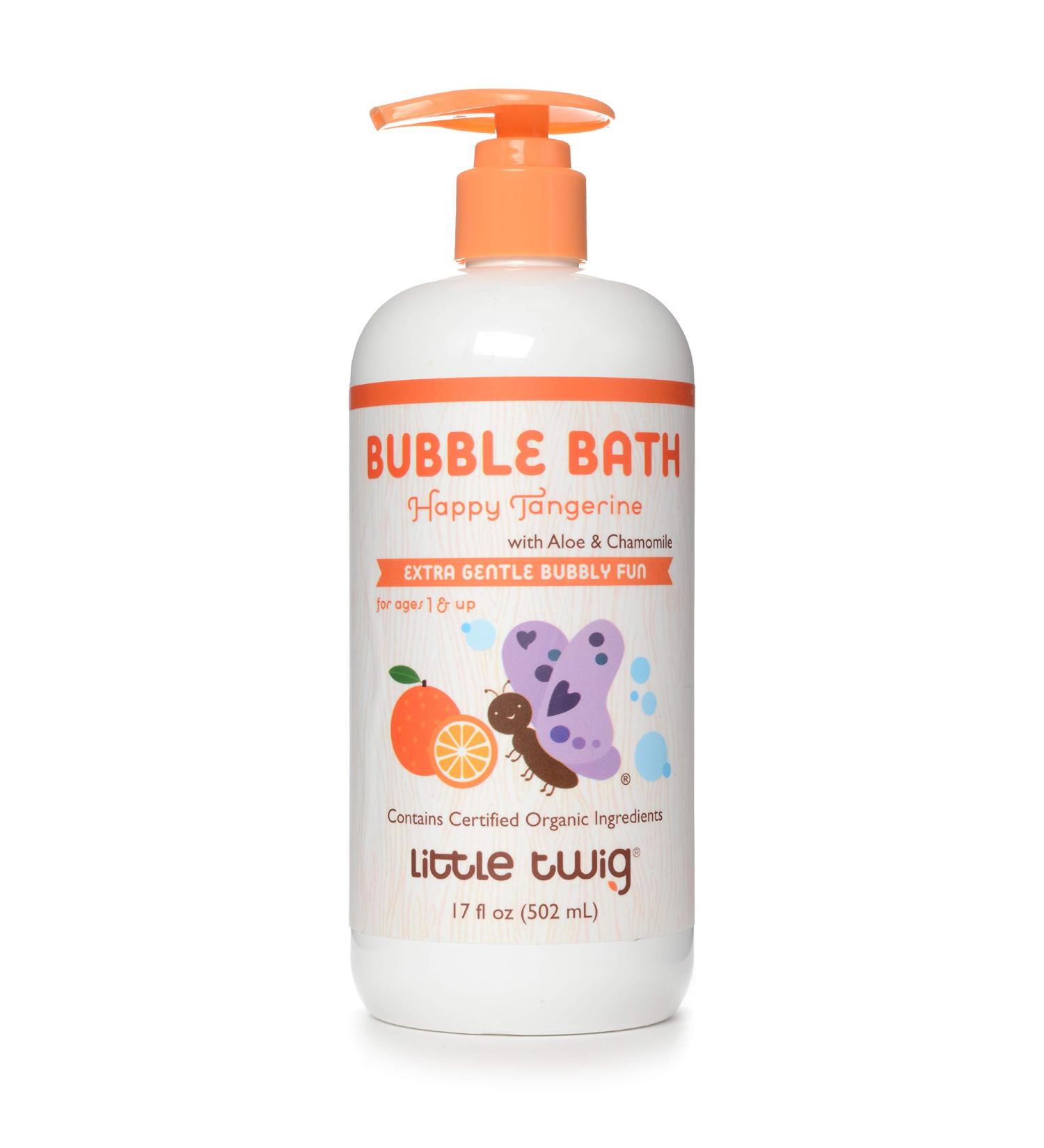 Little Twig Bubble Bath - Natural Plant Derived Formula - Tangerine - 17 fl oz - Buy Online on GoSupps.com