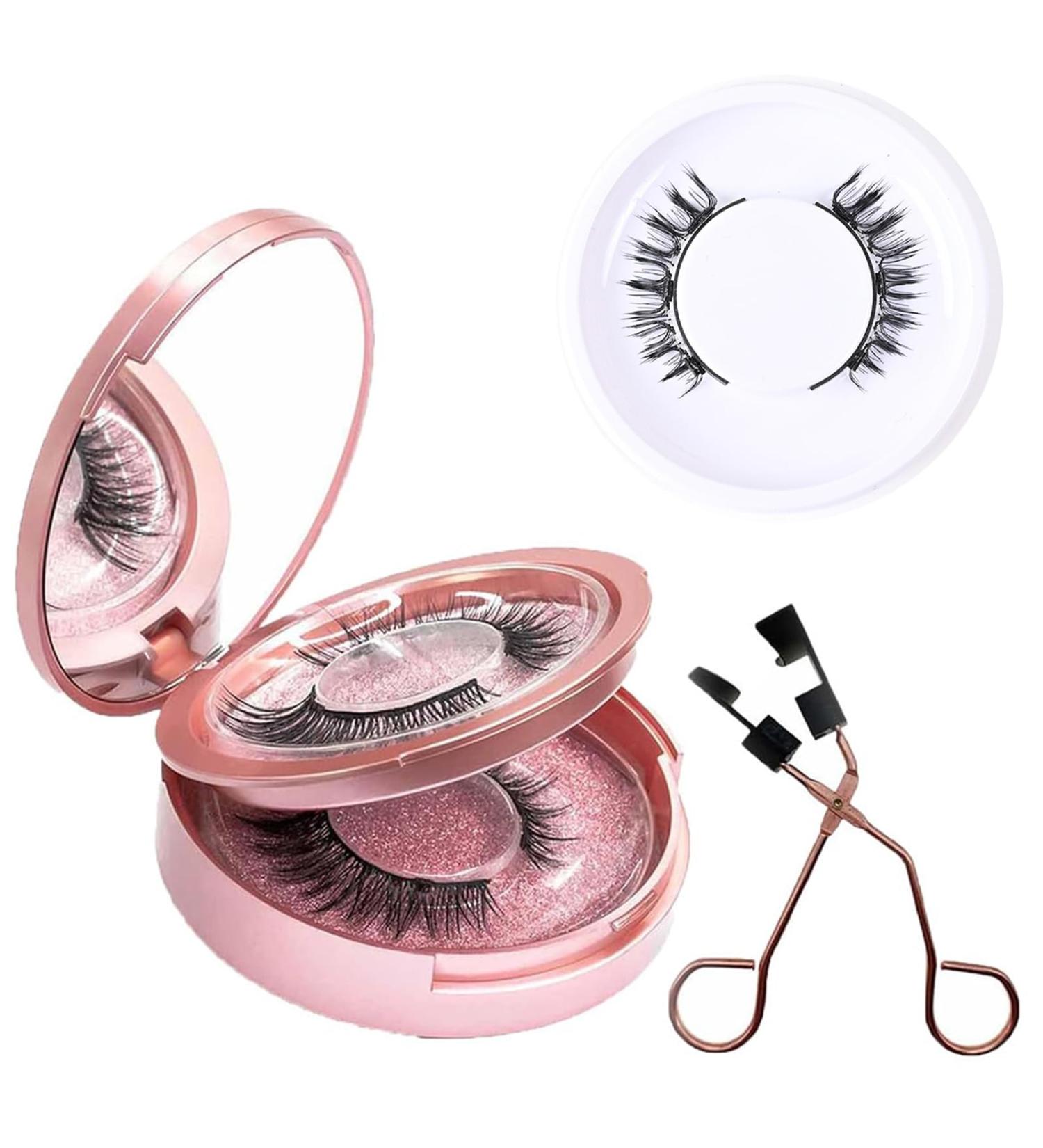 Bellaire Magnetic Lashes Magnetic Eyelashes Reusable Dual Magnetic Lashes without Eyeliner Natural Look Magnetic Eyelashes with Applicator (CY07) - Buy Online on GoSupps.com