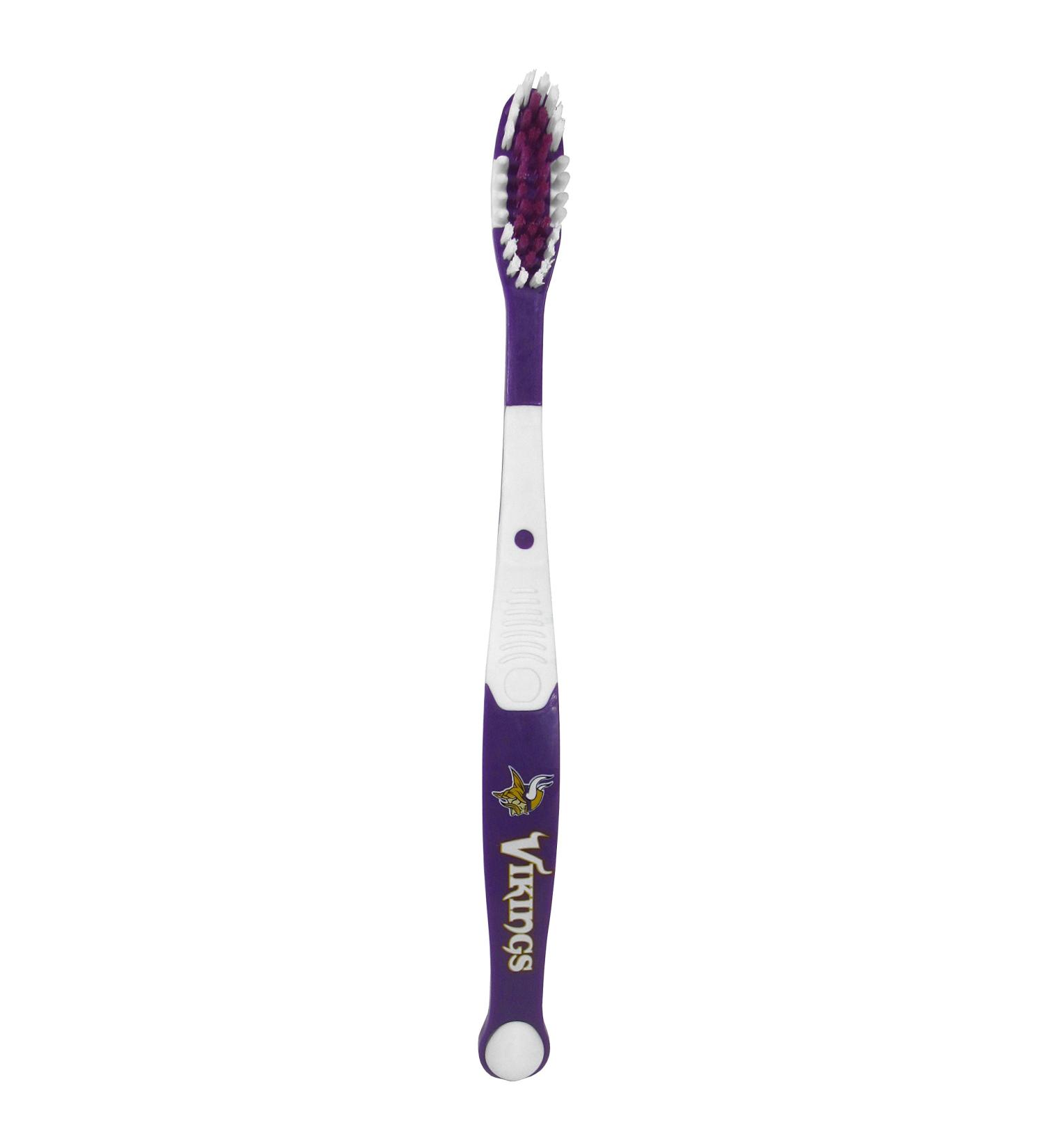 NFL Siskiyou Sports Fan Shop Minnesota Vikings MVP Toothbrush One Size Team Color