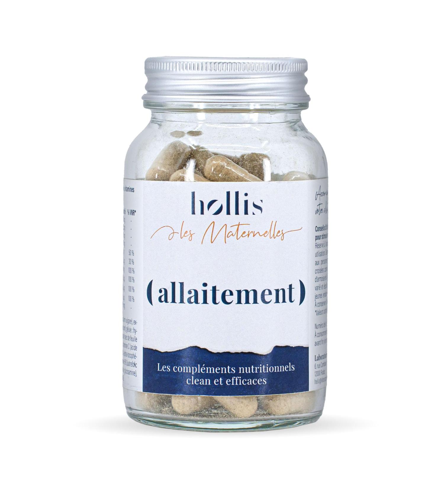  Hollis Hollis | Breastfeeding Food Supplement | 90 capsules | Support and accompany your breastfeeding - Buy Online on GoSupps.com