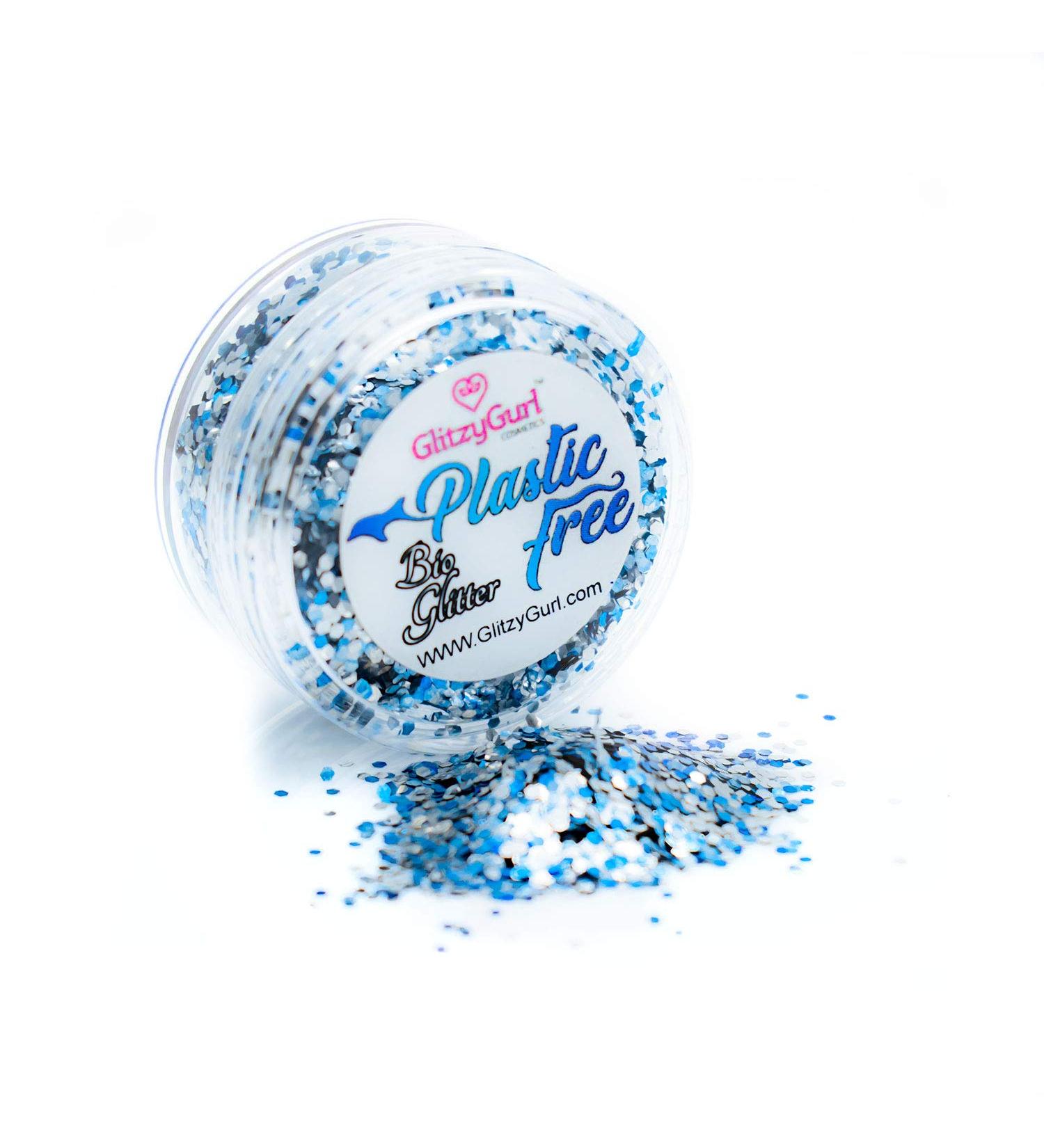 Bio Degradable 100% Plastic Free Body Glitter Vegan Cruelty Free Eco Sparkle Glitter (Winter Breeze)