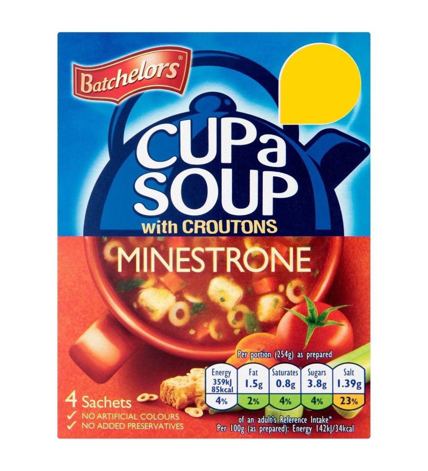 Batchelors Cup A Soup Minestrone Soup 94 g Pack of 2