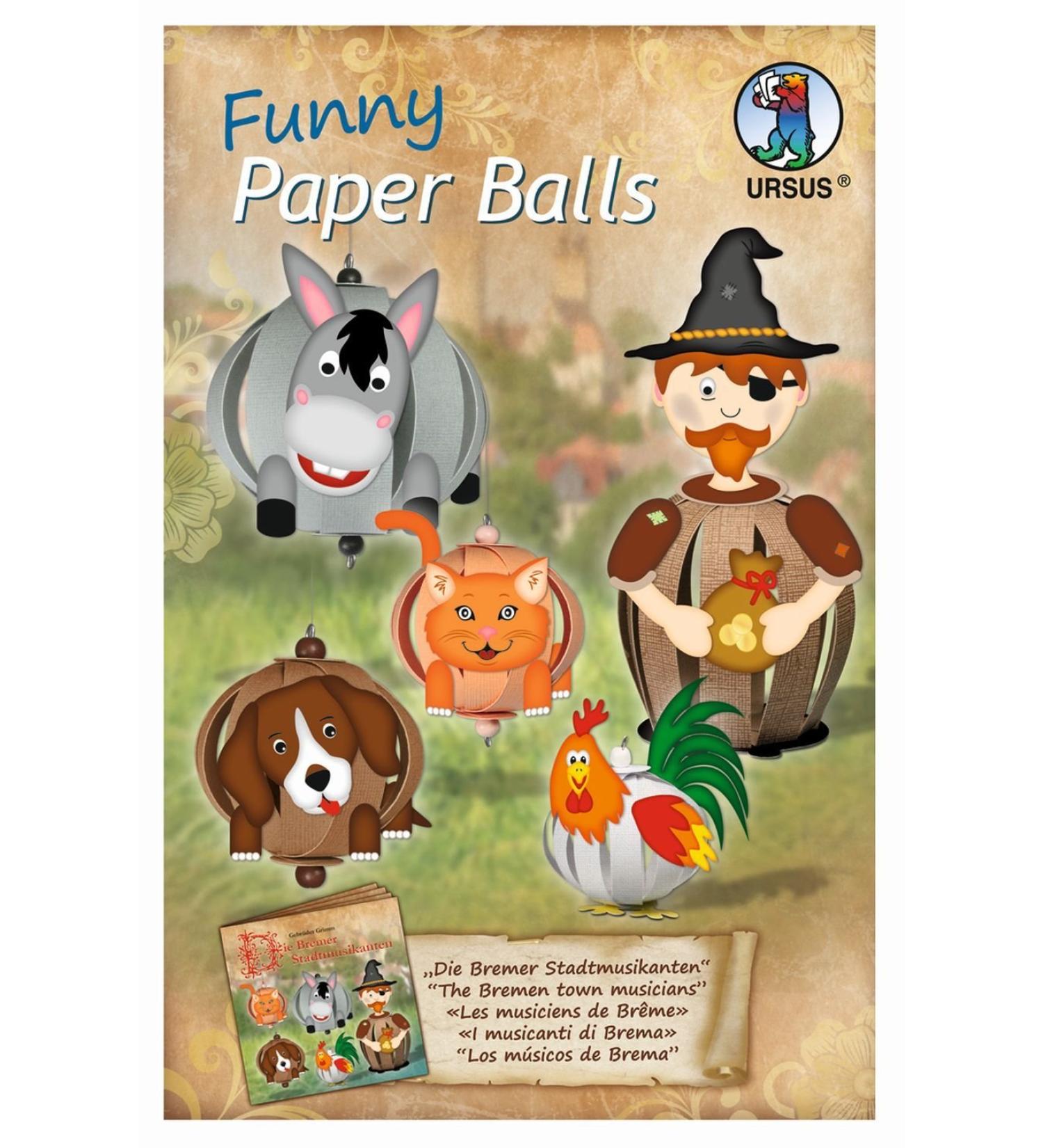 Funny Paper Balls - The Bremen Town Musicians | Unique International Shipping - Shop Now! - Buy Online on GoSupps.com
