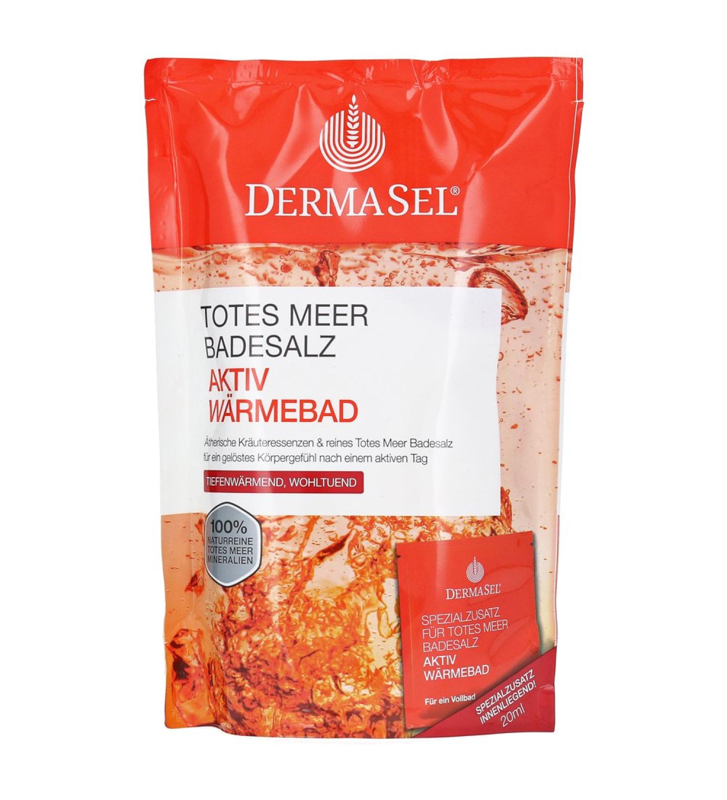 DermaSel Dead Sea Bath Salt Active Warm Bath