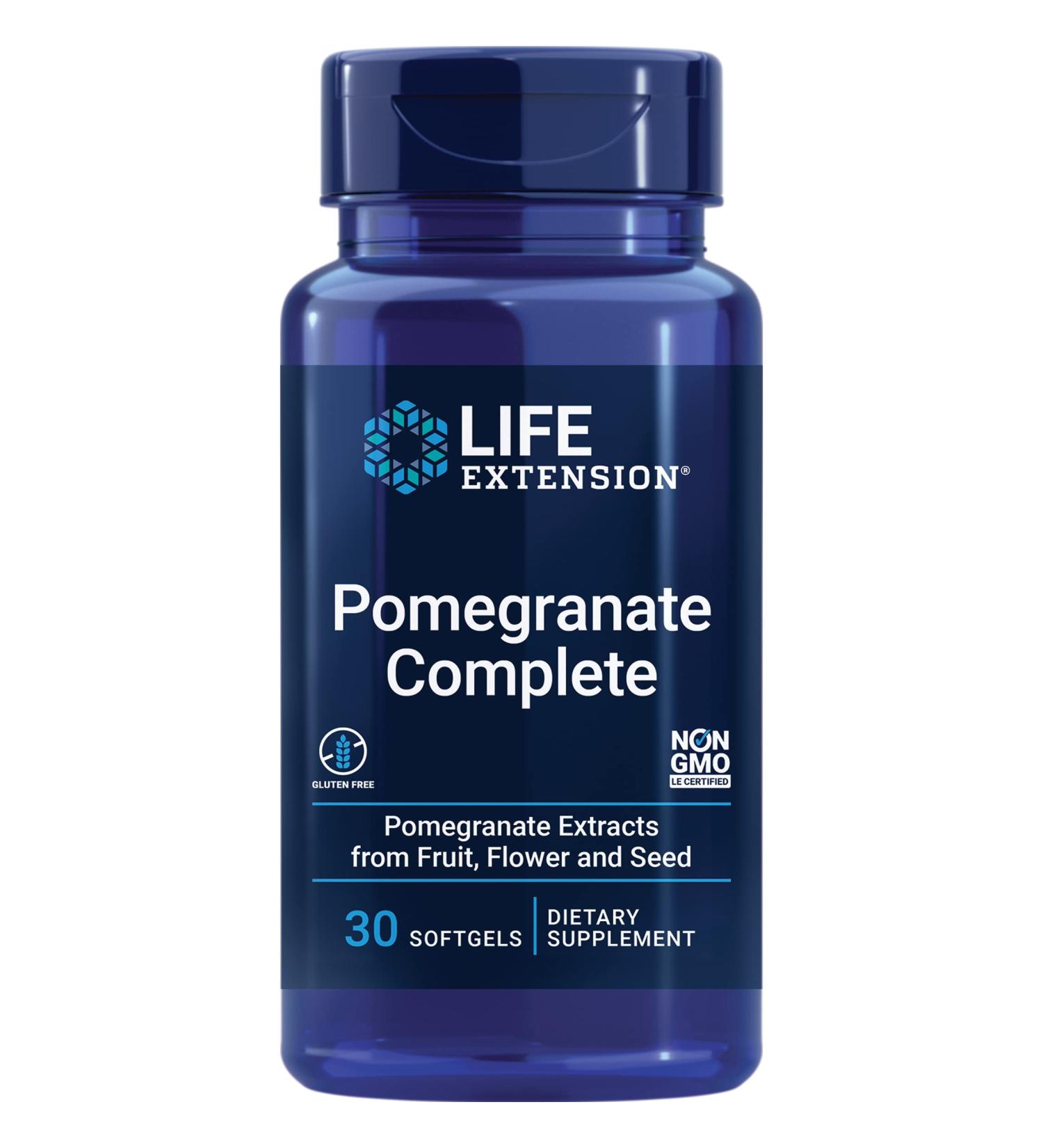 Buy Life Extension Pomegranate Complete 30 Softgels | Antioxidant Support & Health Boost - Buy Online on GoSupps.com