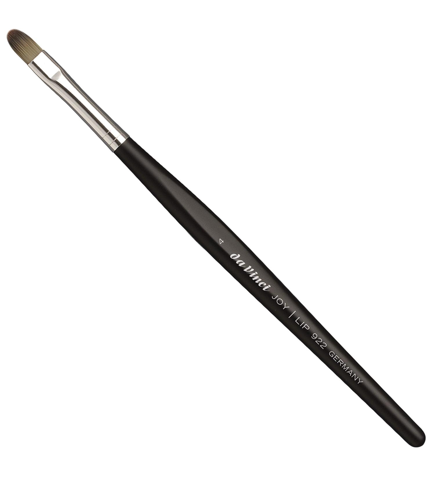 Da Vinci Lip Brush Size 4 - Vegan Synthetic Fiber Made in Germany 1 Pack (Black) - Perfect for Flawless Application - Buy Online on GoSupps.com