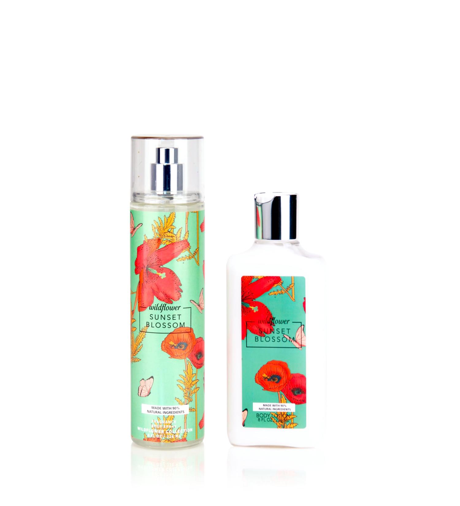 Wildflower Collection Body Mist and Lotion Set (Sunset Blossom) - Buy Online on GoSupps.com
