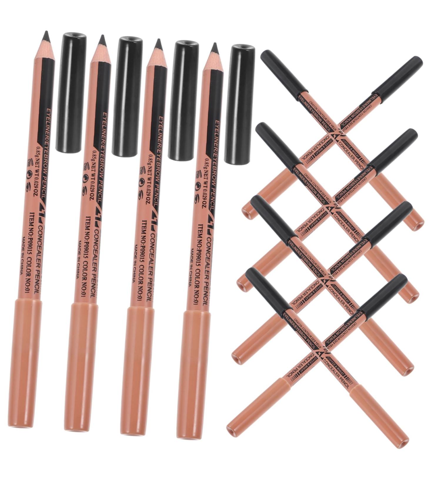 DOITOOL 12pcs Dual Purpose Eyeliner Eyebrow Pencil Women Makeup Tool Women Cosmetics Pencil Concealer Pen - Buy Online on GoSupps.com