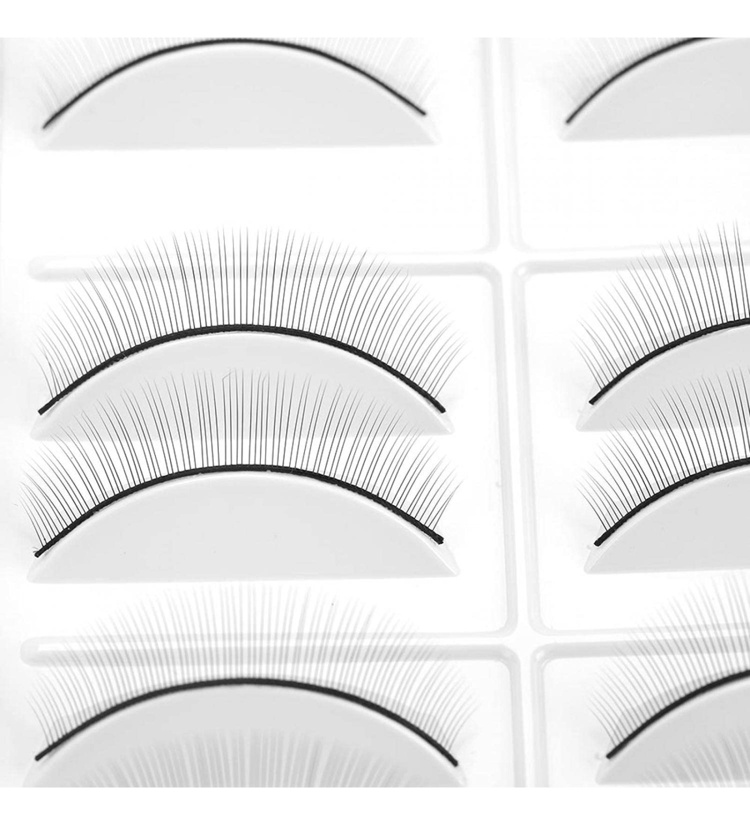 10 Pairs Practice Eyelashes | False Eyelashes for Extensions | Self-Adhesive Fake Eyelash Band - Buy Online on GoSupps.com