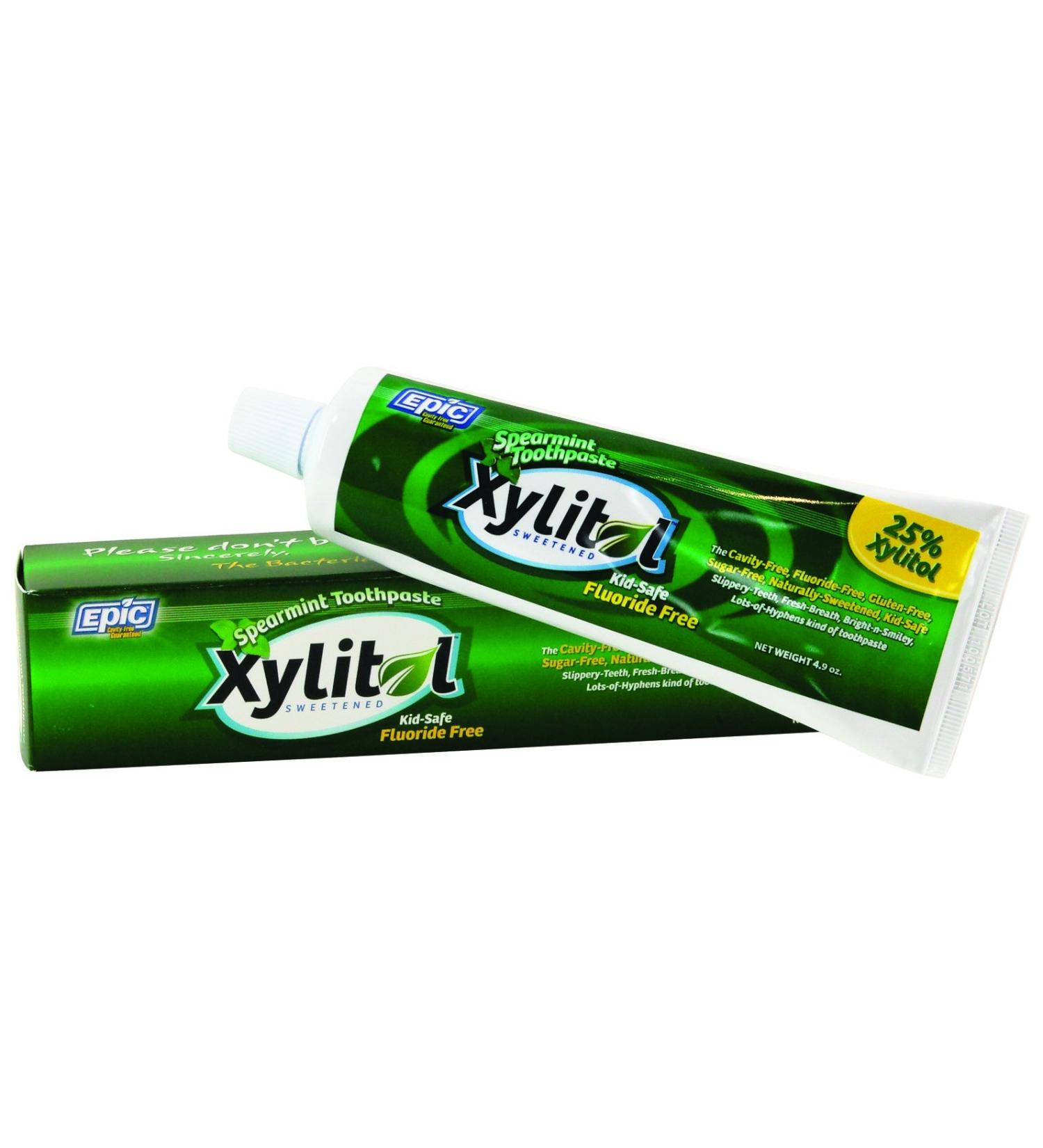 Epic Dental Tpaste Xyl Flor Free Spmt 4.9 Oz4