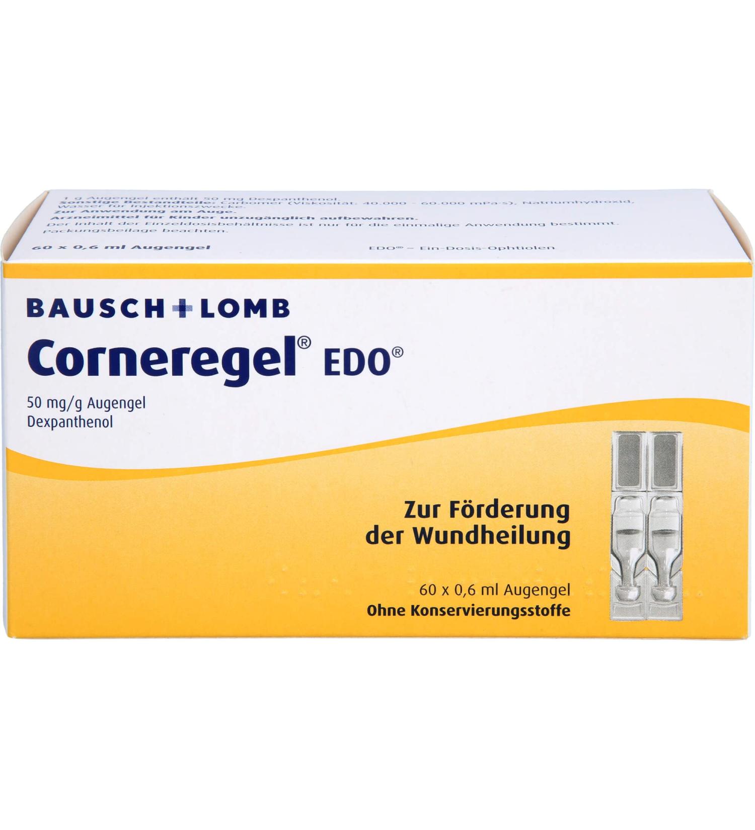 Buy Corneregel EDO Eye Gel - 60 Single Dose Pipettes for Effective Wound Healing | International Shipping Available - Buy Online on GoSupps.com