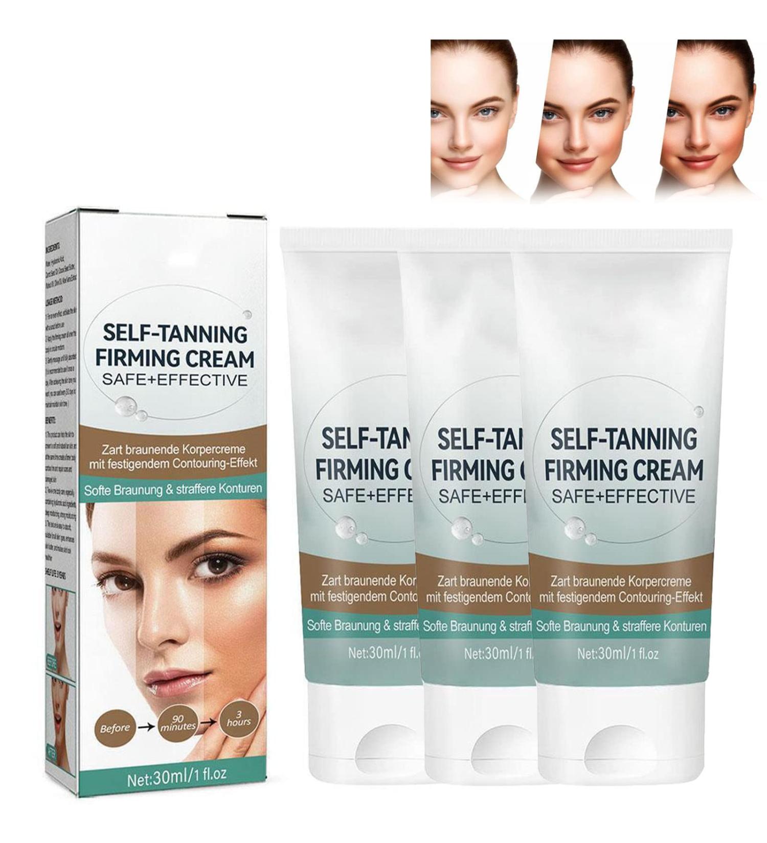 Self-Tanning Firming Cream 2-in-1 Intensive Tanning Accelerator Cream Self Tanning Face Body Instant Tan Tanner Dark Skin Care Lotion 2023 - Buy Online on GoSupps.com