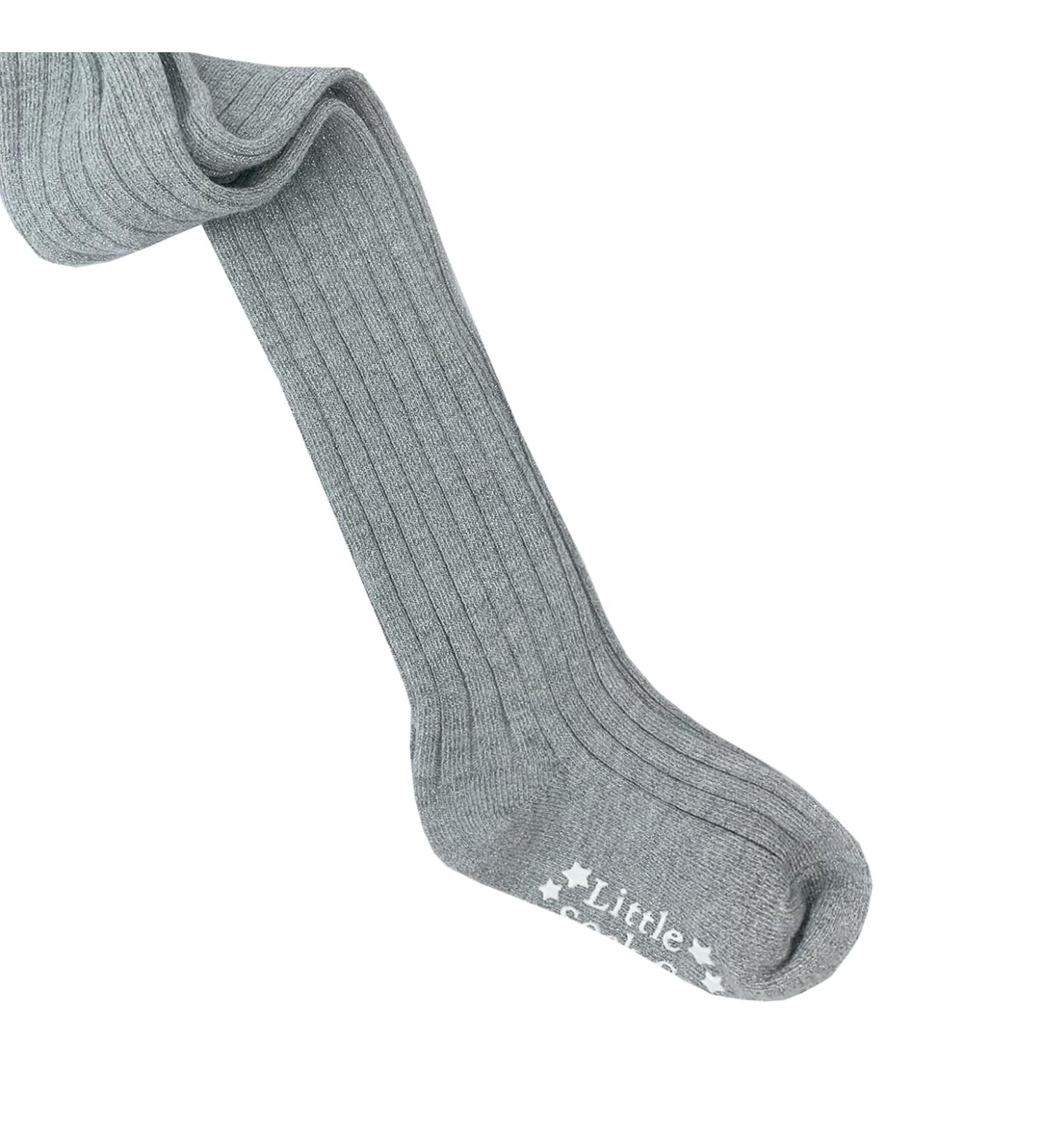 Non-Slip Super Soft Ribbed Baby & Toddler Girls Tights - Warm & Cozy Anti-Skid Winter Tights for Active 1-Year-Olds | Sparkle - Buy Online on GoSupps.com