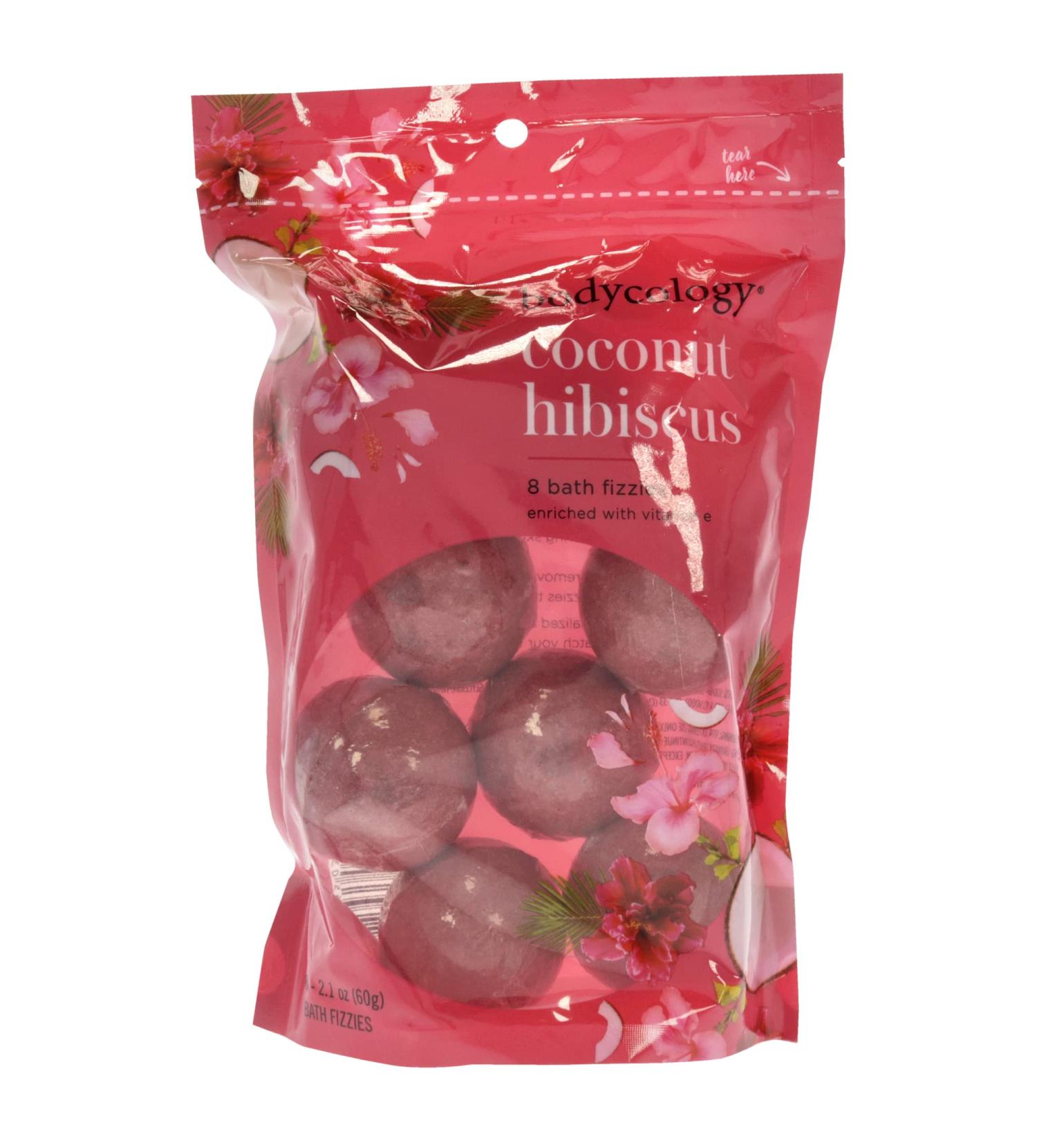 Bodycology Coconut Hibiscus Bath Bomb Women 8 x 2.1 oz