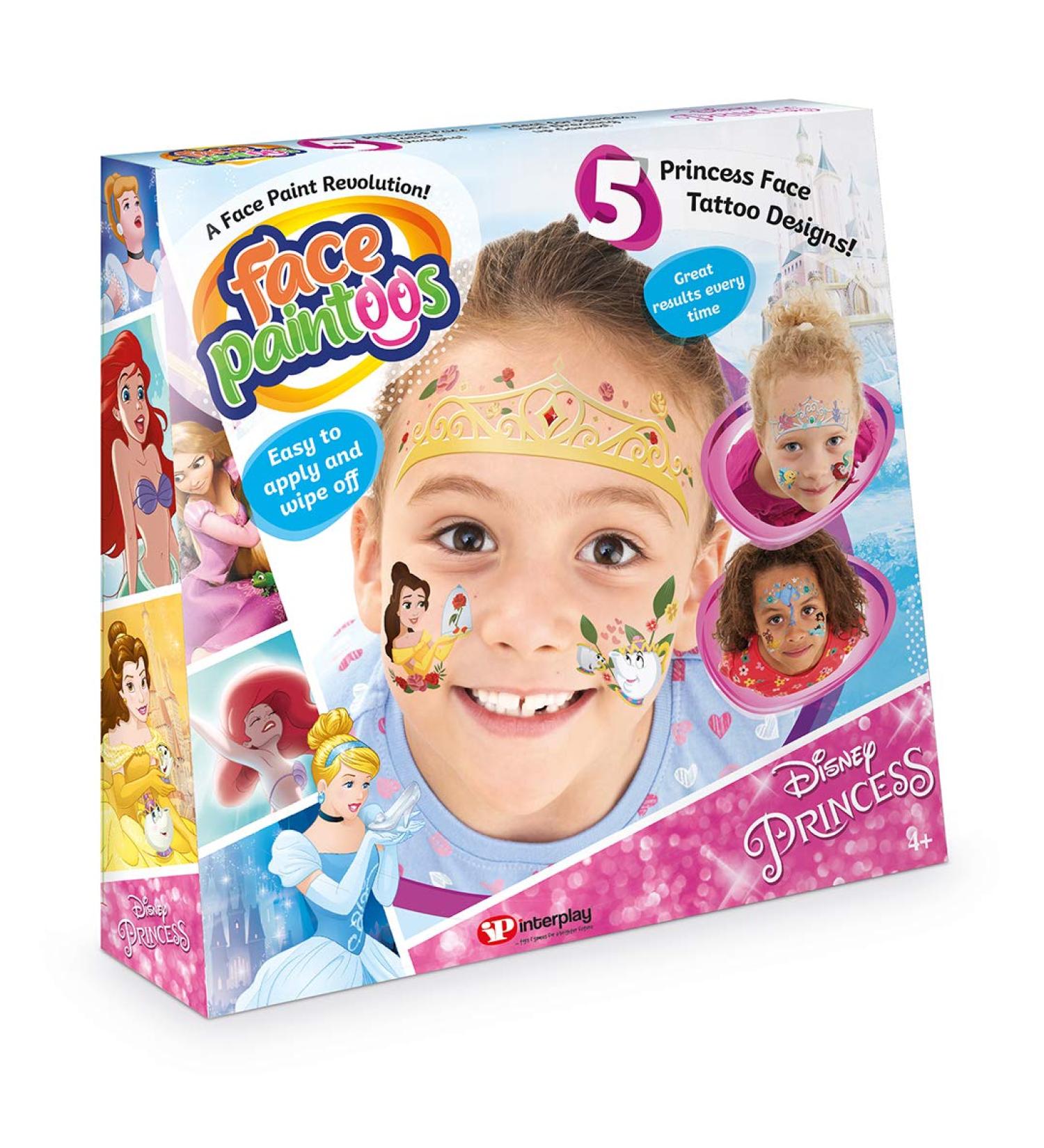 Disney Princess Face Paintoos FP202 - Temporary Face Tattoos for Kids - Buy Online on GoSupps.com