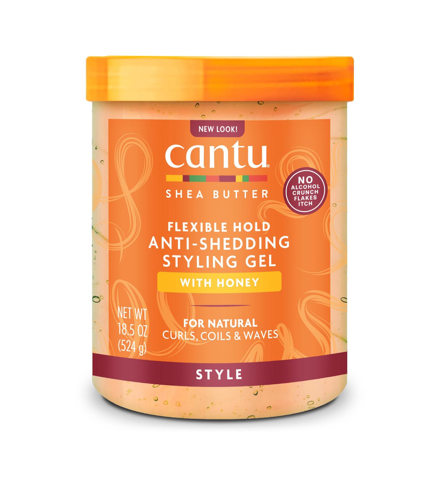 Cantu Anti-Shedding Styling Gel with Honey 524g - Strengthen and Style Your Hair - Buy Online on GoSupps.com