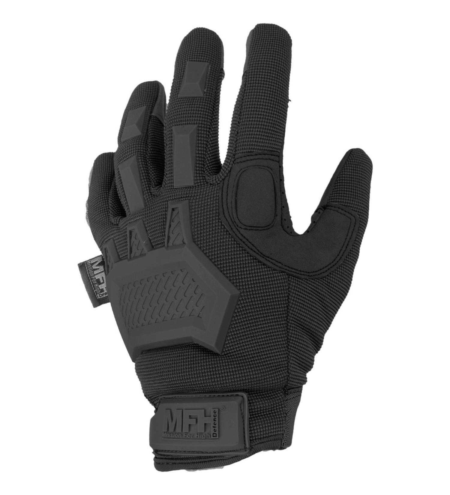 MFH Tactical Gloves Action XL Black - High-Performance All-Weather Grip for Ultimate Protection | Shop Internationally - Buy Online on GoSupps.com
