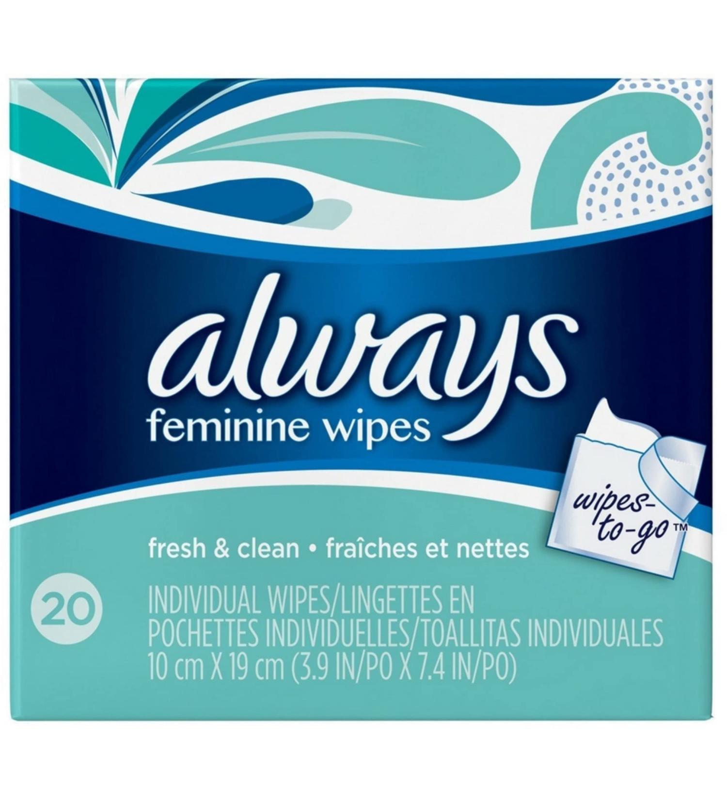 Always Fresh & Clean Wipes-To-Go - Convenient and Refreshing On-the-Go Wipes - Buy Online on GoSupps.com