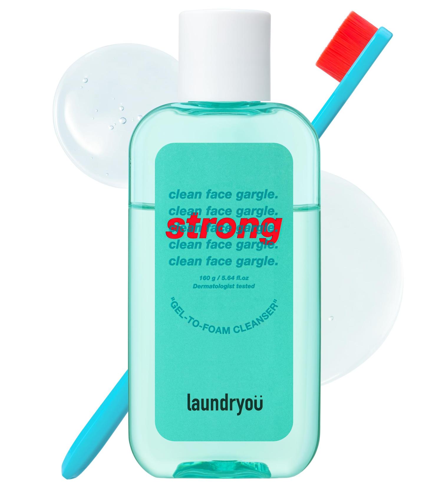 Clean Face Gargle Cleanser & Pore Cleansing Brush Duo | Deep Cleansing Non-Comedogenic Blackhead Remover | Best for Gentle Pore Refining - Buy Online on GoSupps.com