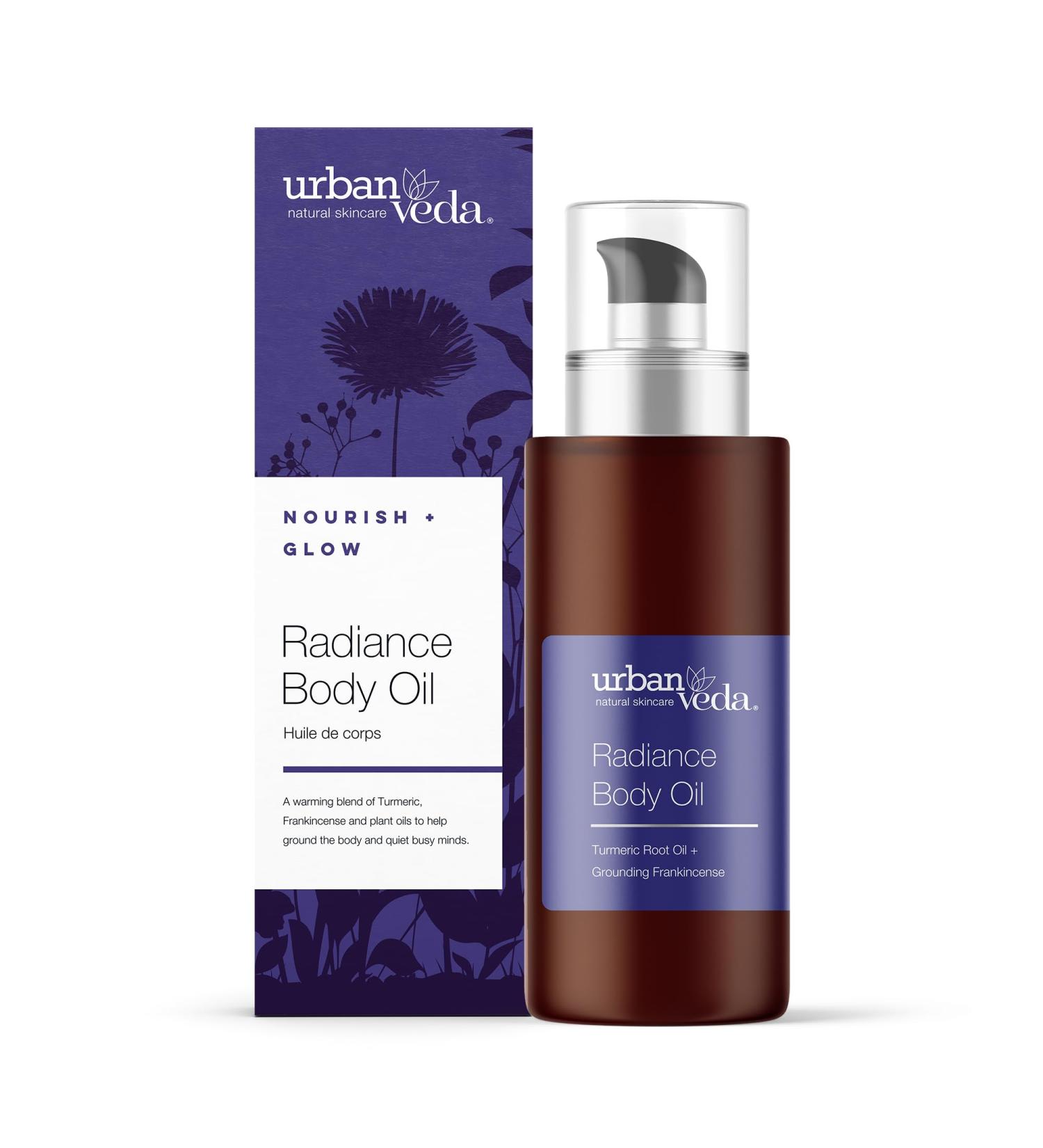 Urban Veda Radiance Body Oil Revitalize Your Skin with Natural Ingredients | International Shipping Available - Buy Online on GoSupps.com