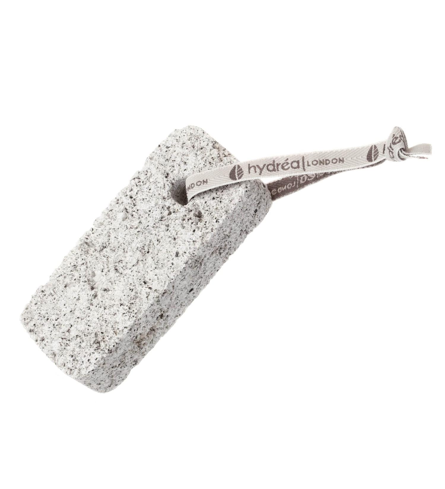 Hydrea London Natural Carved Pumice Stone with Rope PUSR For Hard Dry Skin