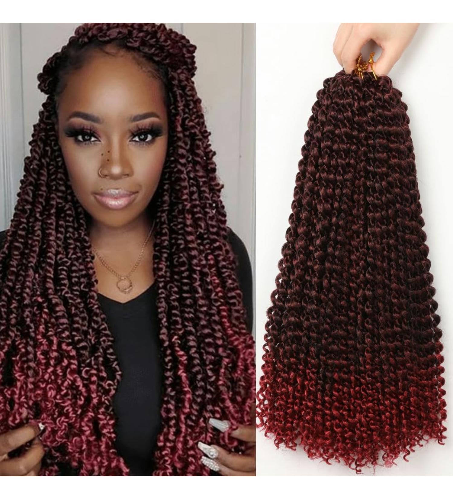 Passion Twist Hair - 7 Packs 18-Inch Water Shaft Crochet Extensions | Bohemian Style (T1B-Bug#) - Buy Online on GoSupps.com