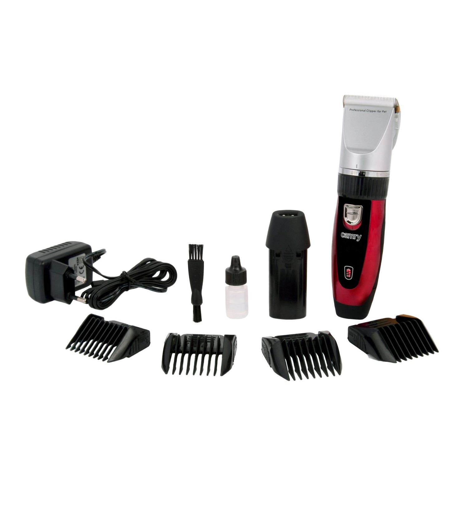 CAMRY CR-2821 Pet Hair Clipper - Best International Shipping | Buy Black Red Silver - Buy Online on GoSupps.com