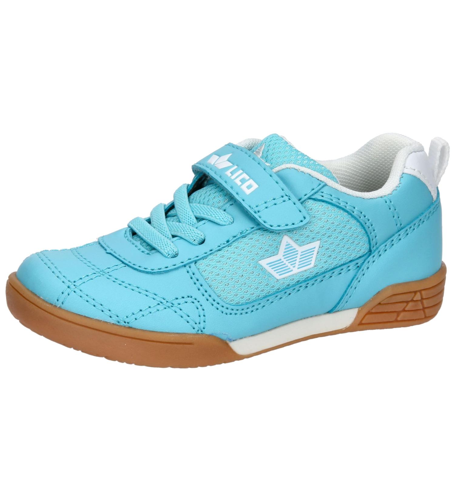 Lico Unisex Kids Bernie V Indoor Trainers (Velcro fasteners may vary) 33 EU Turquoise White