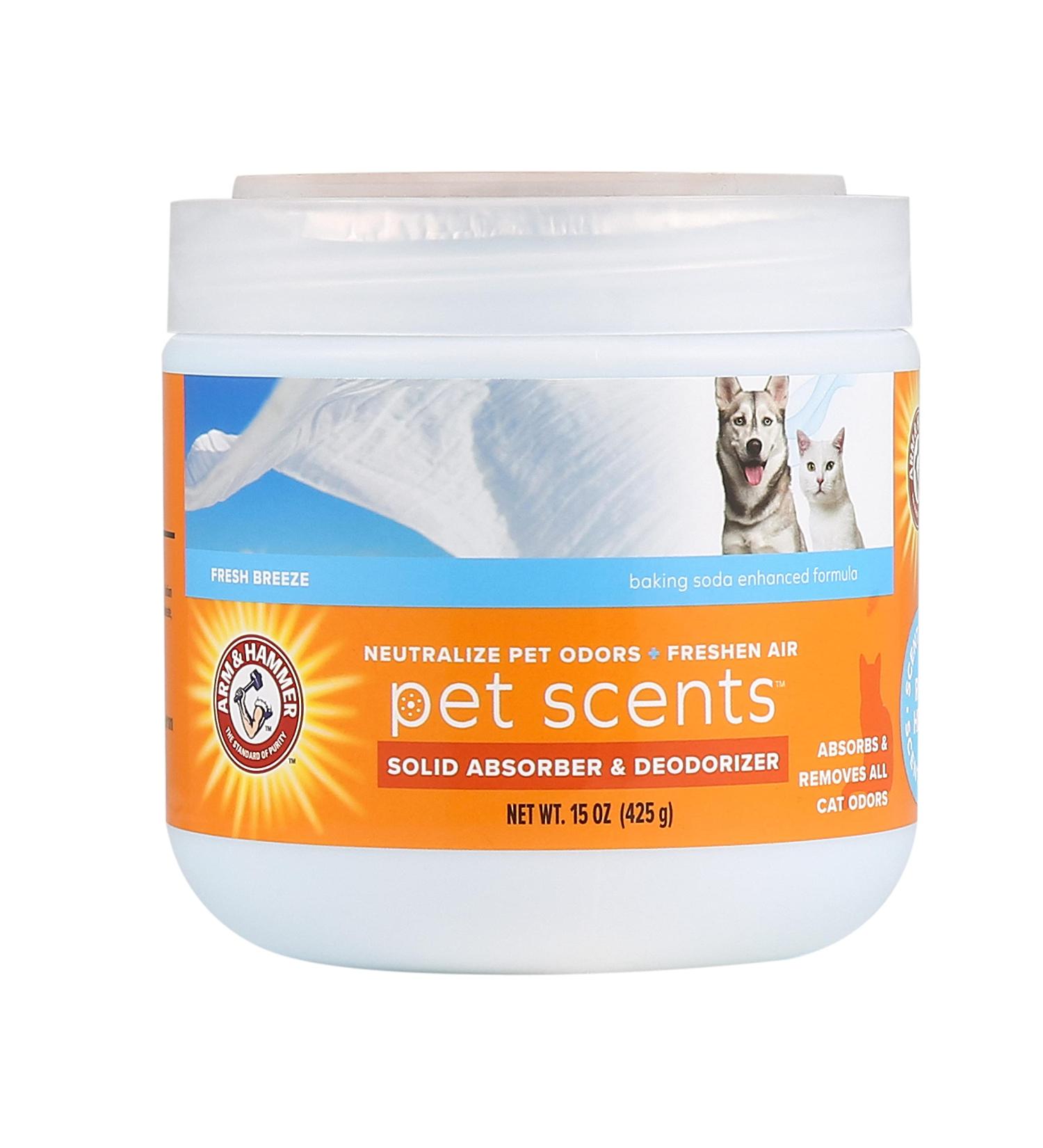 Arm & Hammer Pet Scents Solid Gel Deodorizer - 15 Ounces - Home & Pet Odor Eliminator - Buy Online on GoSupps.com